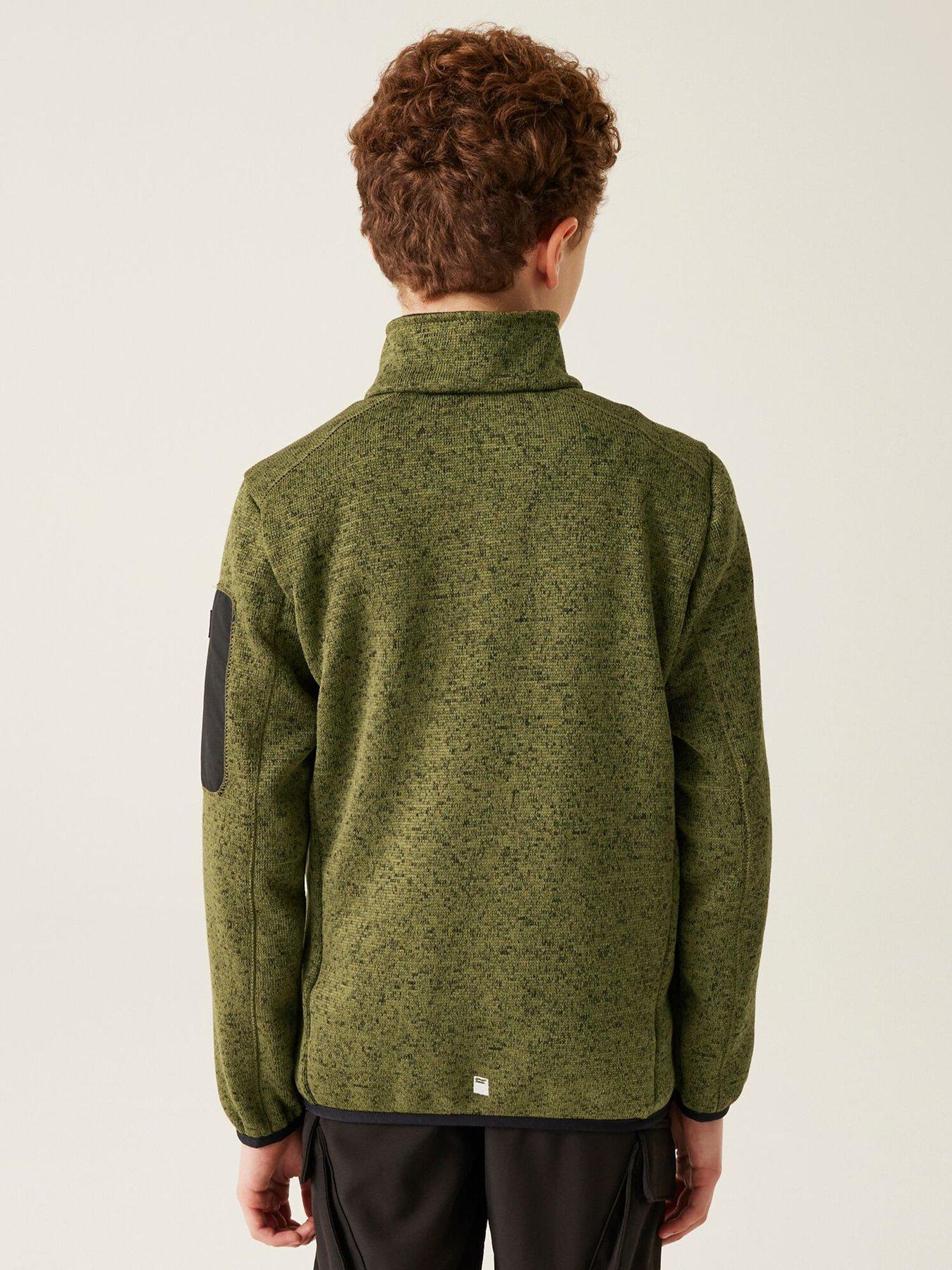 regatta-kids-junior-newhill-fleece-greenstillFront