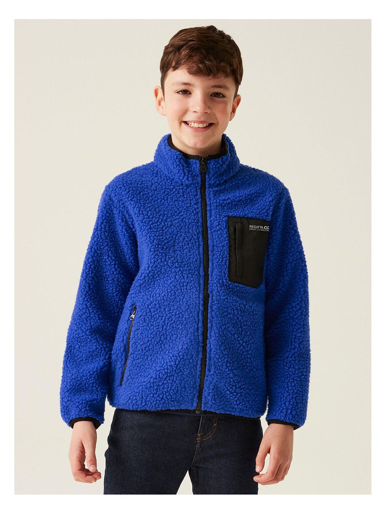 regatta-kids-junior-frankie-full-zip-fleece--bluefront