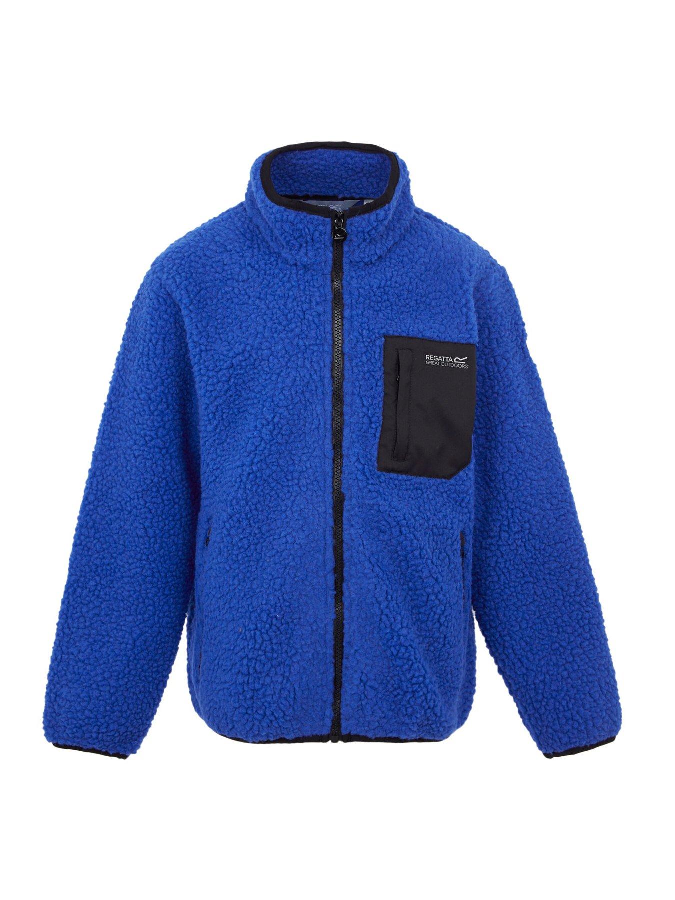 Image 4 of 5 of Regatta Kids Junior Frankie Full Zip Fleece--blue