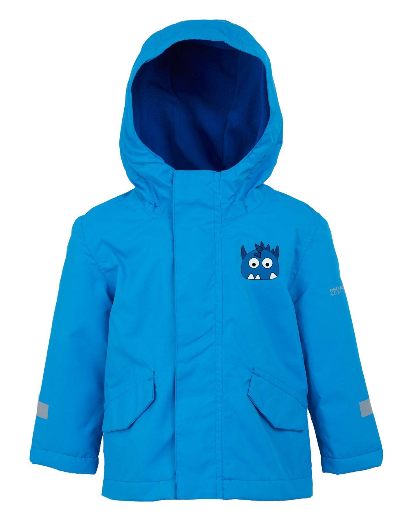 regatta-kids-animal-rainy-day-jacket-waterproof-insulated-jacket-spike-the-monster-blueoutfit