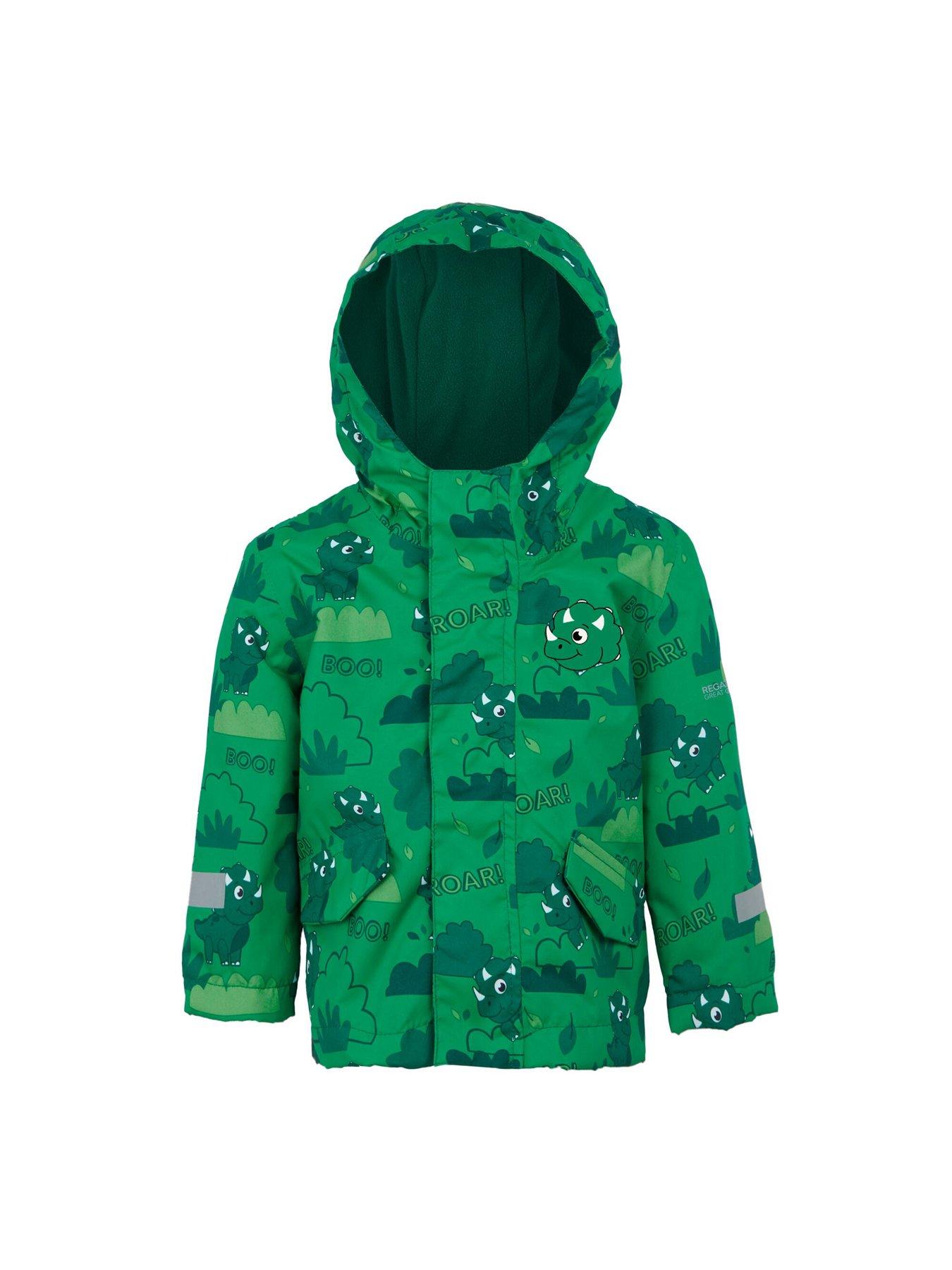 regatta-kids-animal-rainy-day-jacket-waterproof-insulated-jacket-stompy-the-dinosaur-greenoutfit