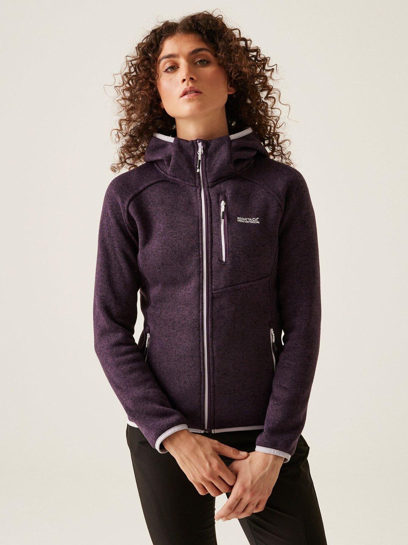 regatta-womens-hooded-newhill-fleece-plum