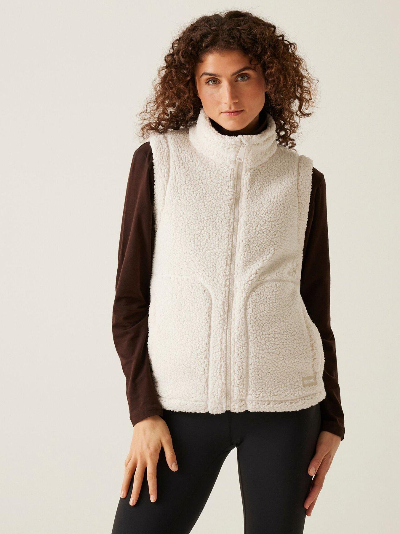 regatta-womens-calmry-fleece-gilet--creamfront