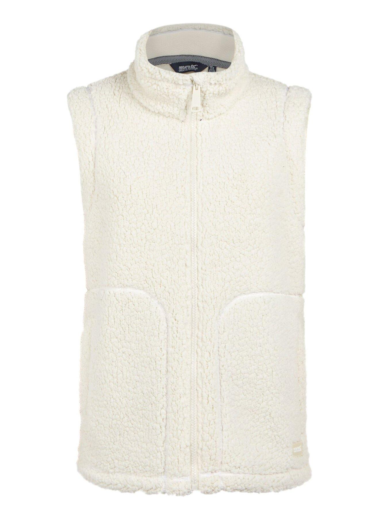 regatta-womens-calmry-fleece-gilet--creamdetail