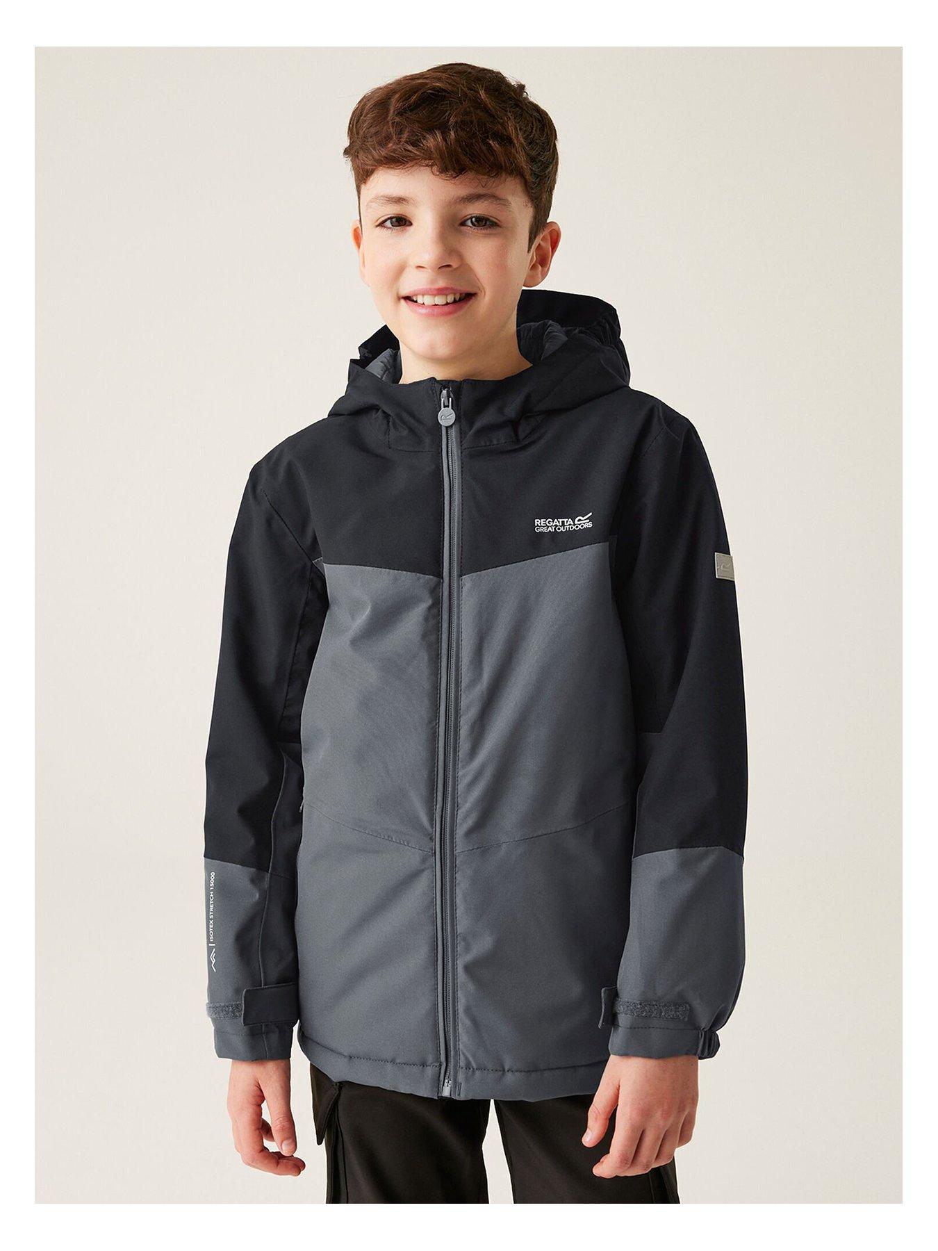 undefined Kids Junior Highton V Padded Waterproof Insulated Jacket-grey