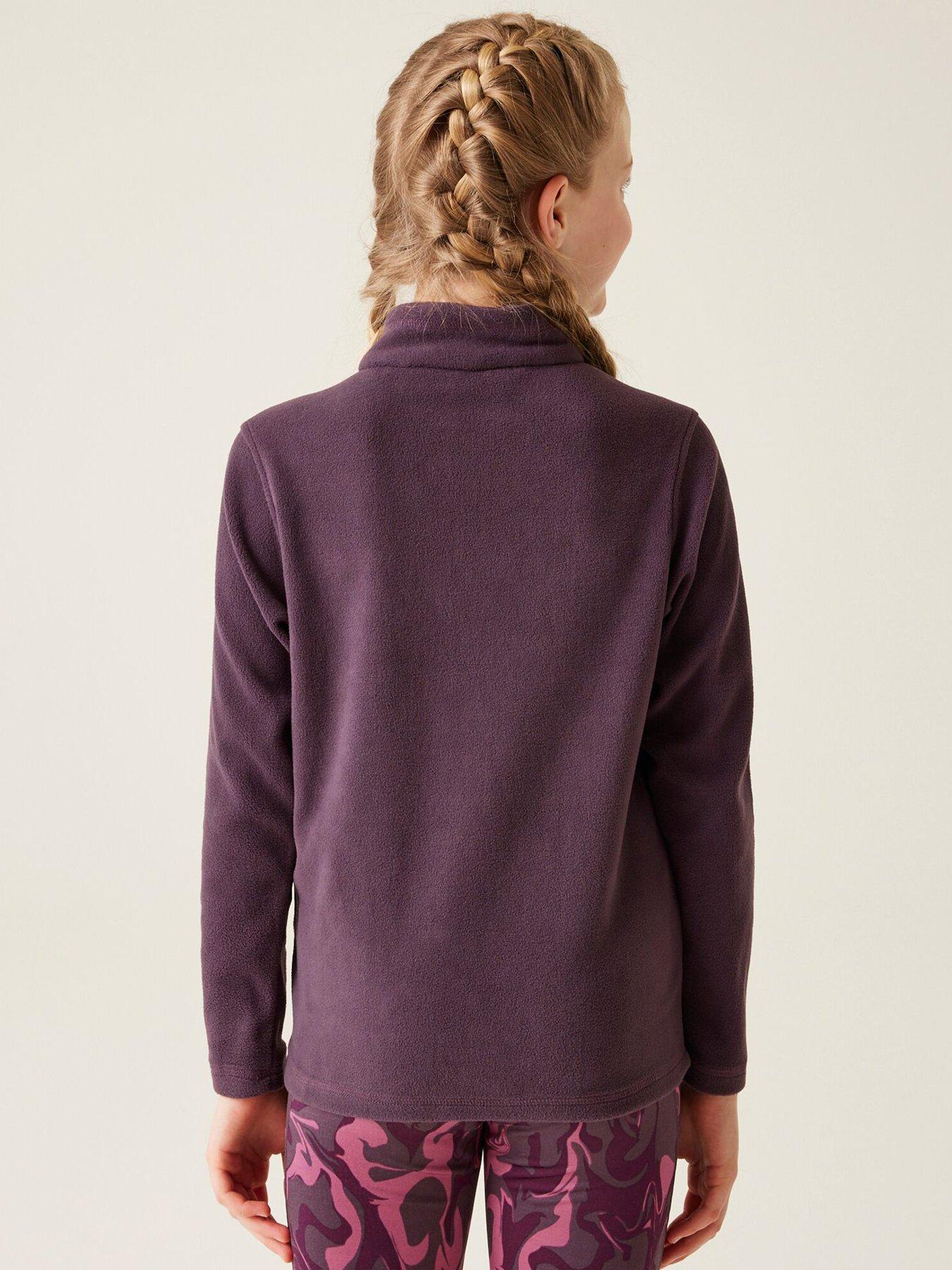 regatta-kids-hot-shot-ii-fleece-plumstillFront