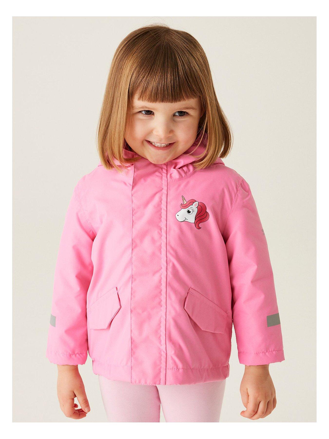 regatta-kids-animal-rainy-day-jacket-waterproof-insulated-jacket-luna-the-unicorn-pink