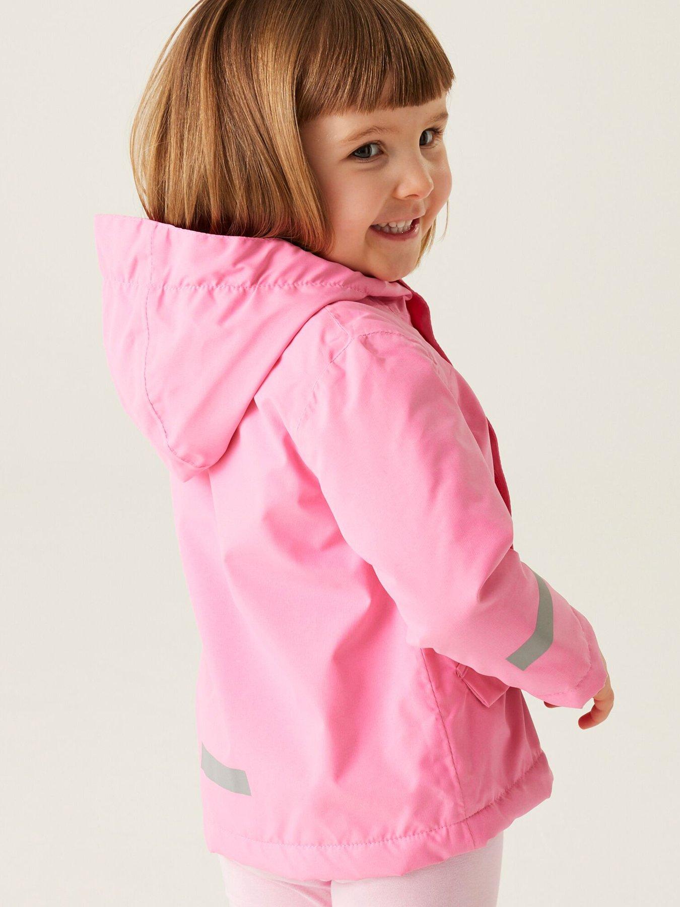 regatta-kids-animal-rainy-day-jacket-waterproof-insulated-jacket-luna-the-unicorn-pinkstillFront