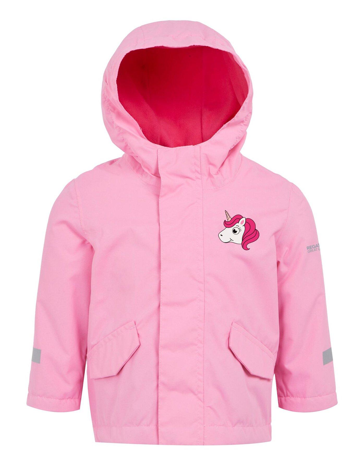 regatta-kids-animal-rainy-day-jacket-waterproof-insulated-jacket-luna-the-unicorn-pinkoutfit