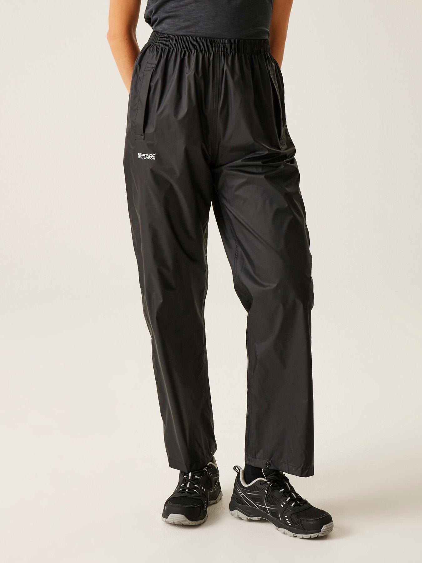 Regatta Womens Pack It Overtrousers-Black