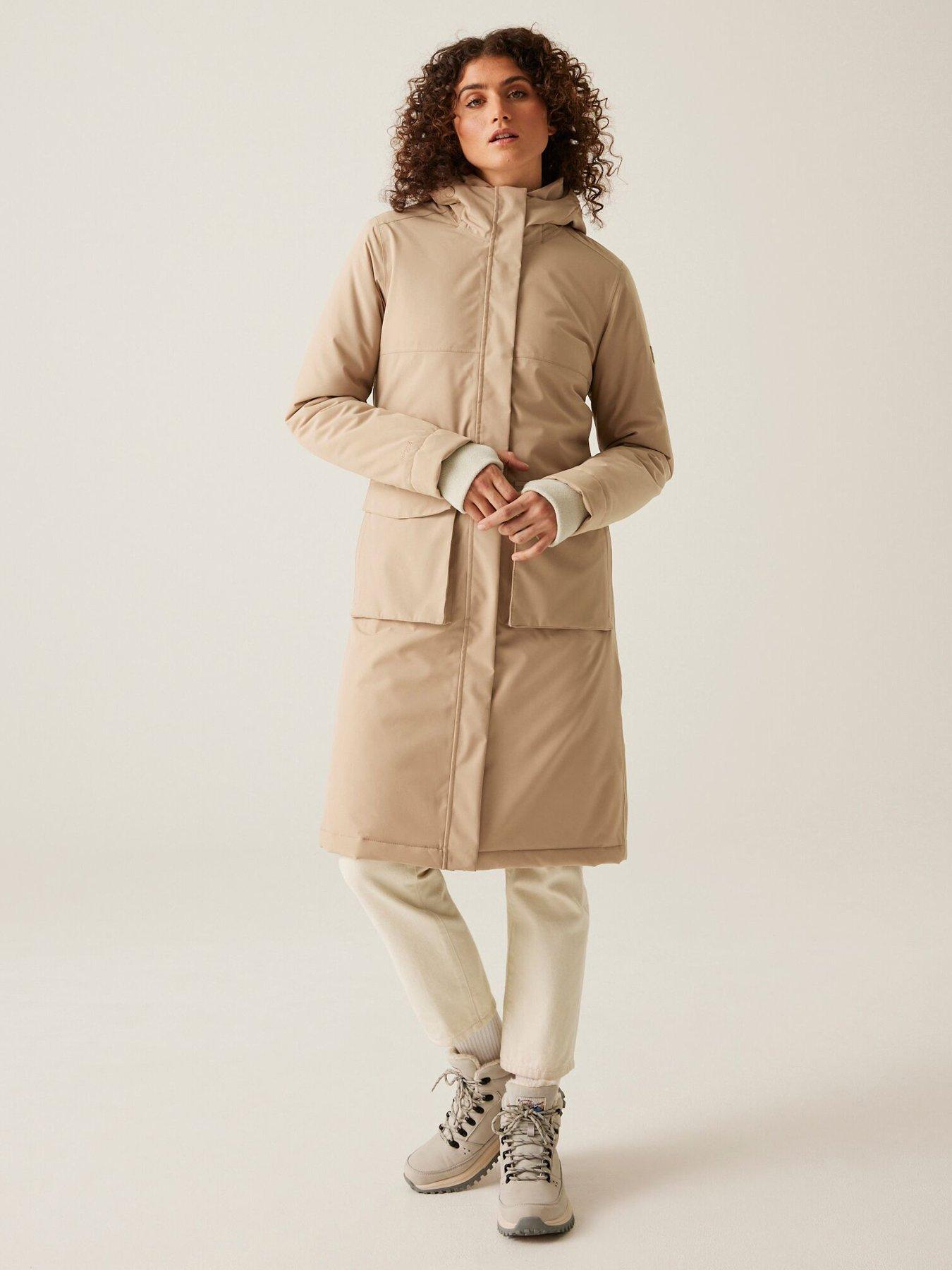 undefined Womens Yarli Waterproof Insulated Jacket-TAUPE
