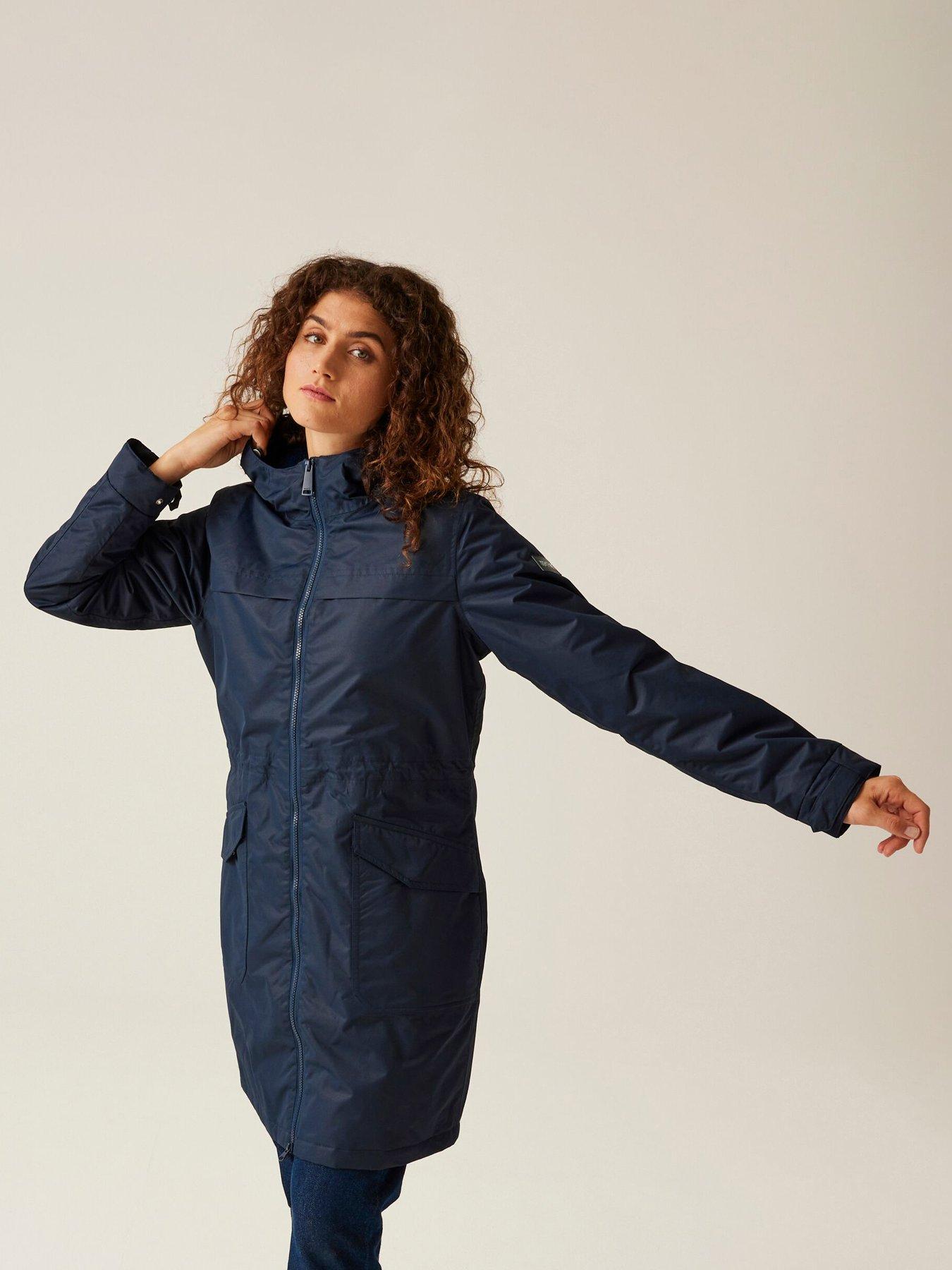 undefined Womens Romine II Waterproof Insulated Jacket-NAVY