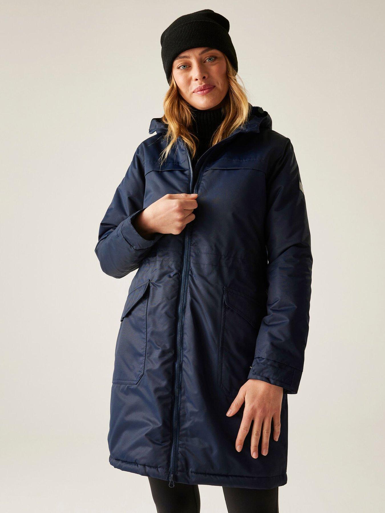 Regatta Womens Romine II Waterproof Insulated Jacket-NAVY Very