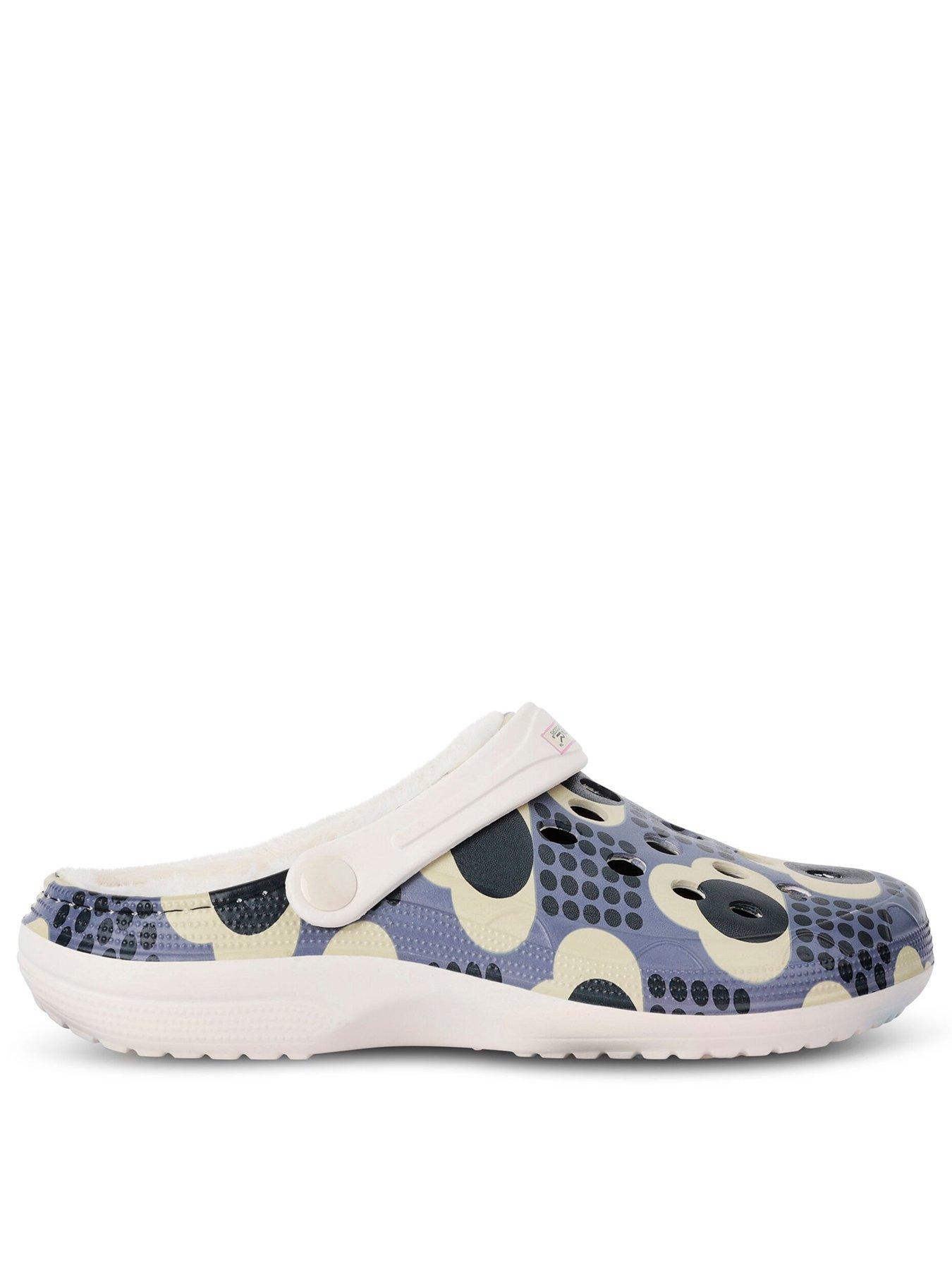 Regatta Womens Orla Kiely Cosy Clog - Rain Cloud Print - Grey