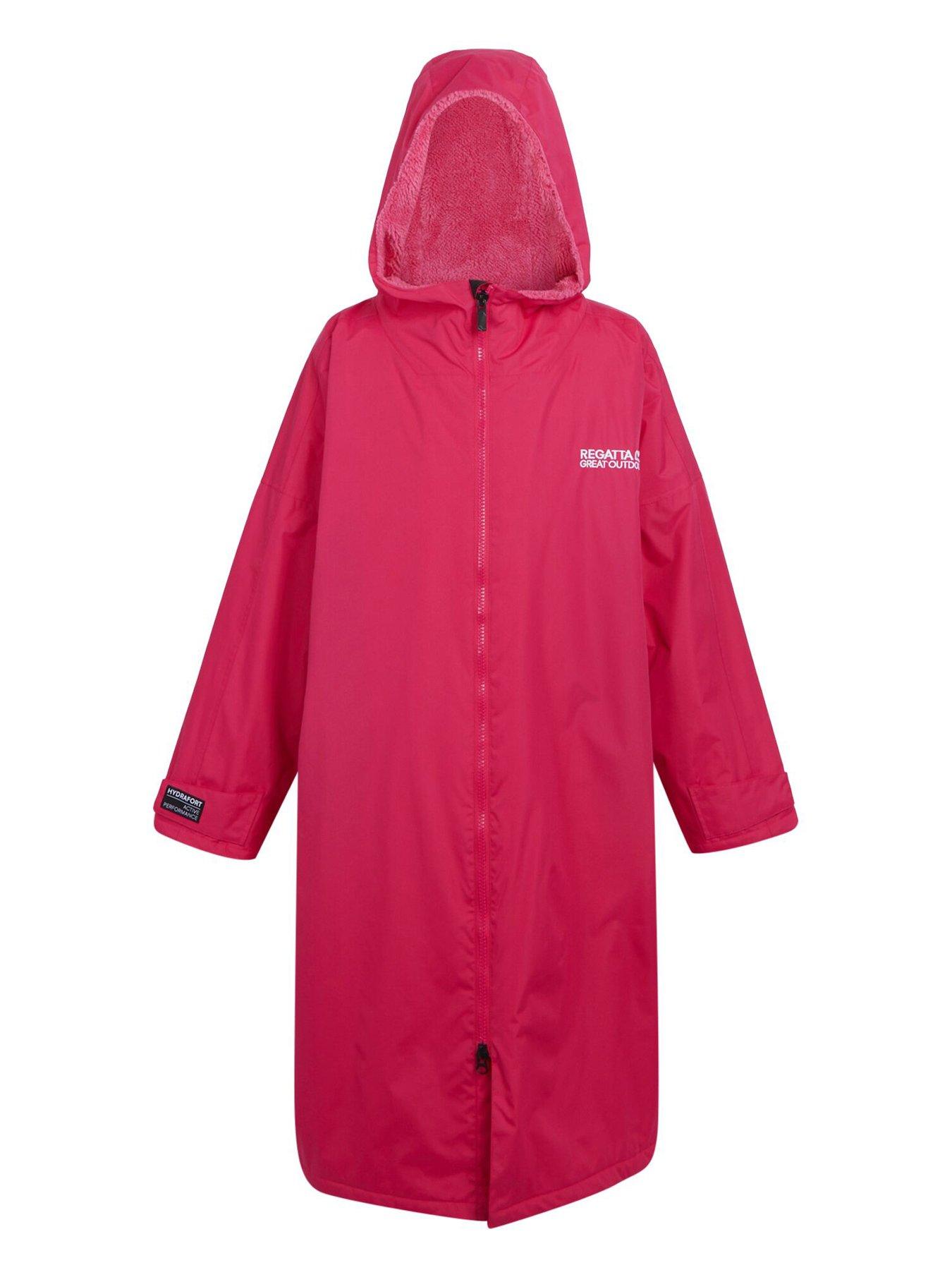 regatta-womens-adult-robe-waterproof-shell-pinkdetail