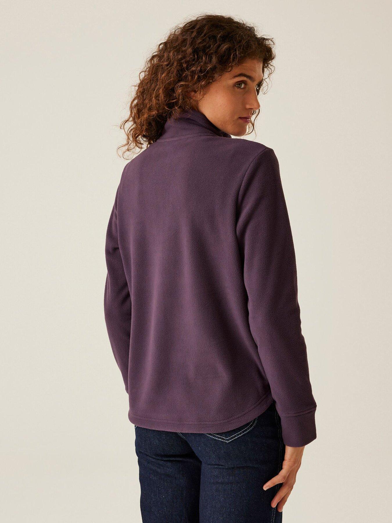 regatta-womens-juliette-half-zip-fleece-plumstillFront