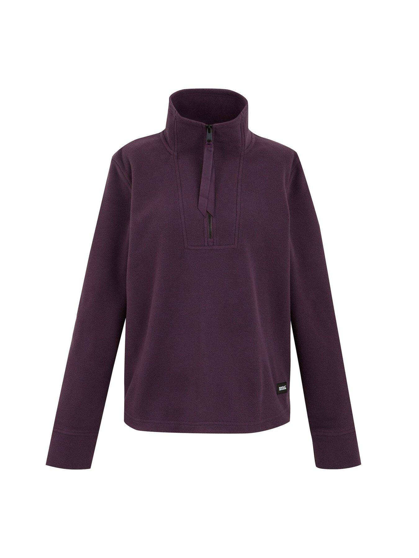 regatta-womens-juliette-half-zip-fleece-plumdetail