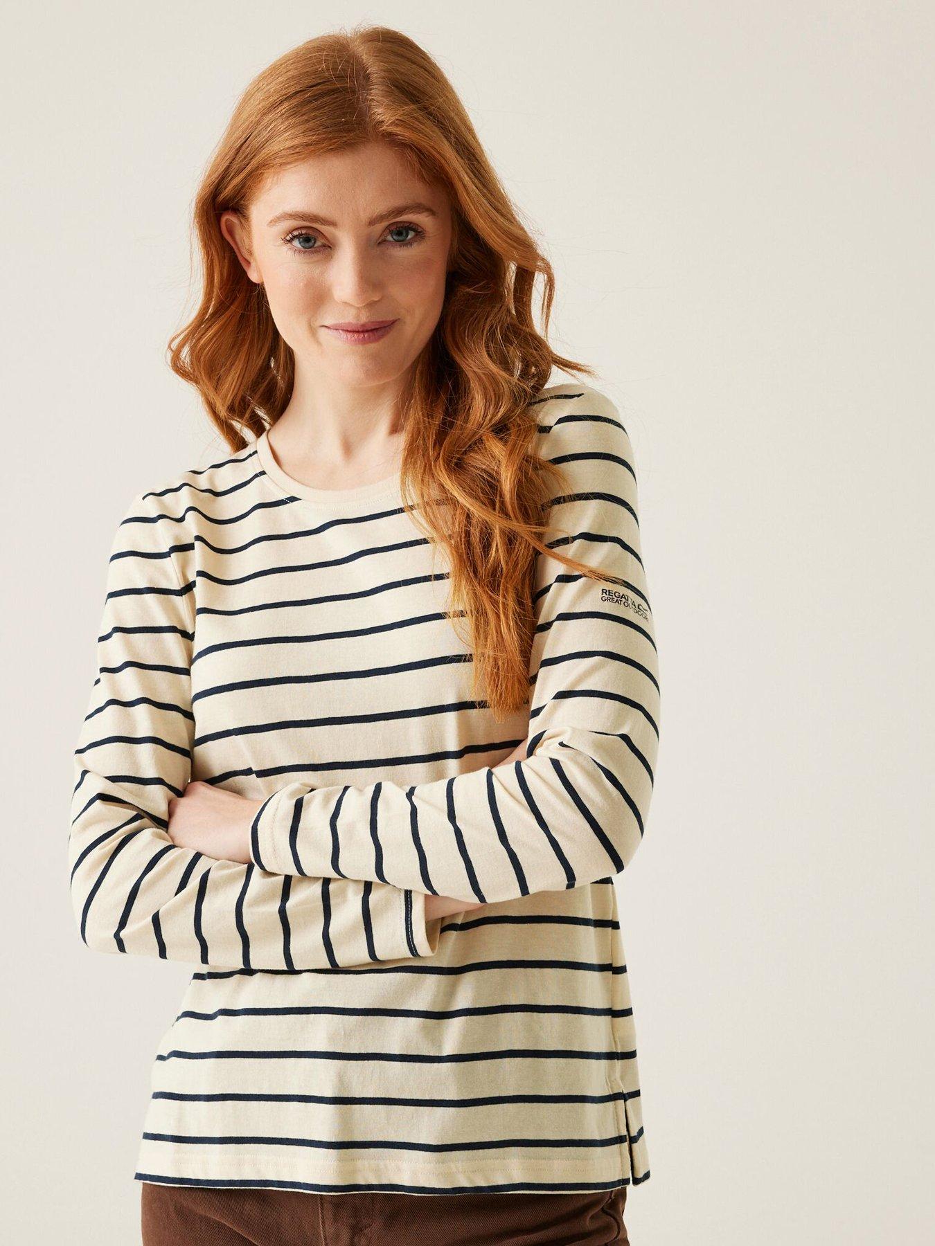 Regatta Womens Federica II T-Shirts-NAVY