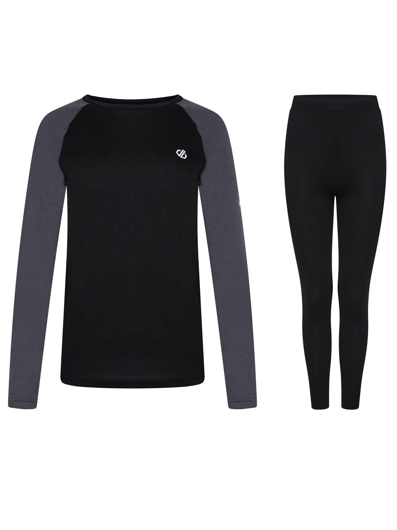Image 4 of 6 of Dare 2b Women's Ski Exchange&nbsp;IV Base Layer Set - Black