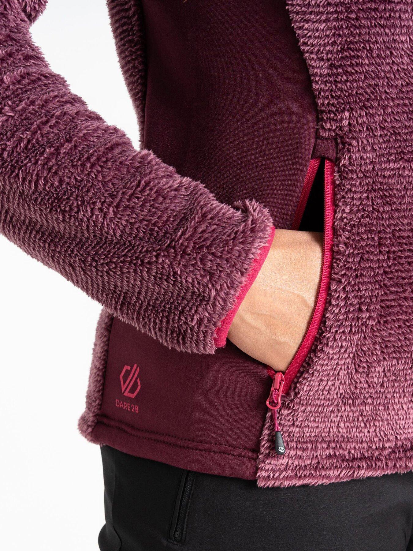 Image 3 of 6 of Dare 2b Womens Mountain torrek Pro midlayer Fleece- purple