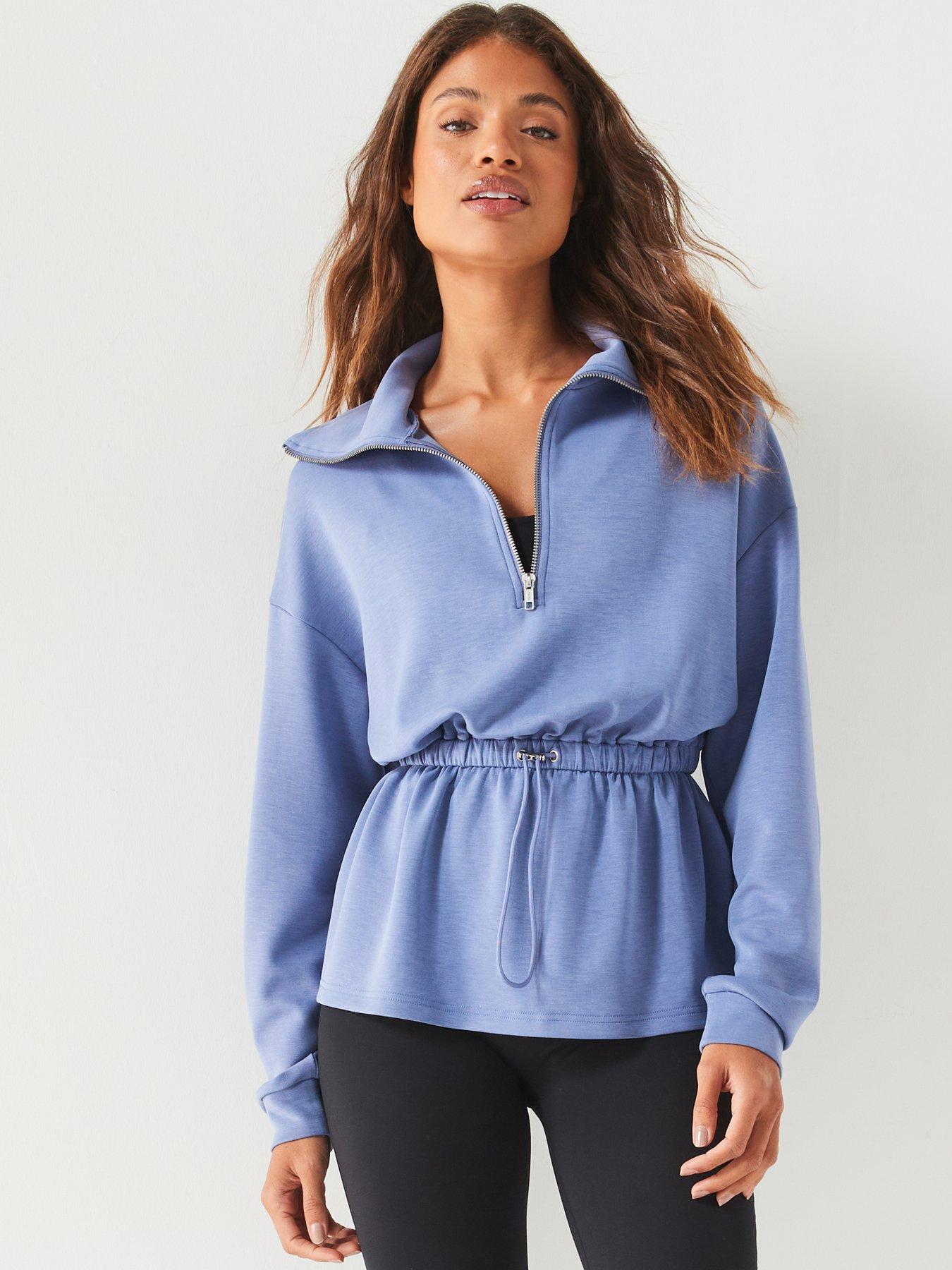 v-by-very-zip-through-high-neck-modal-top-blueoutfit