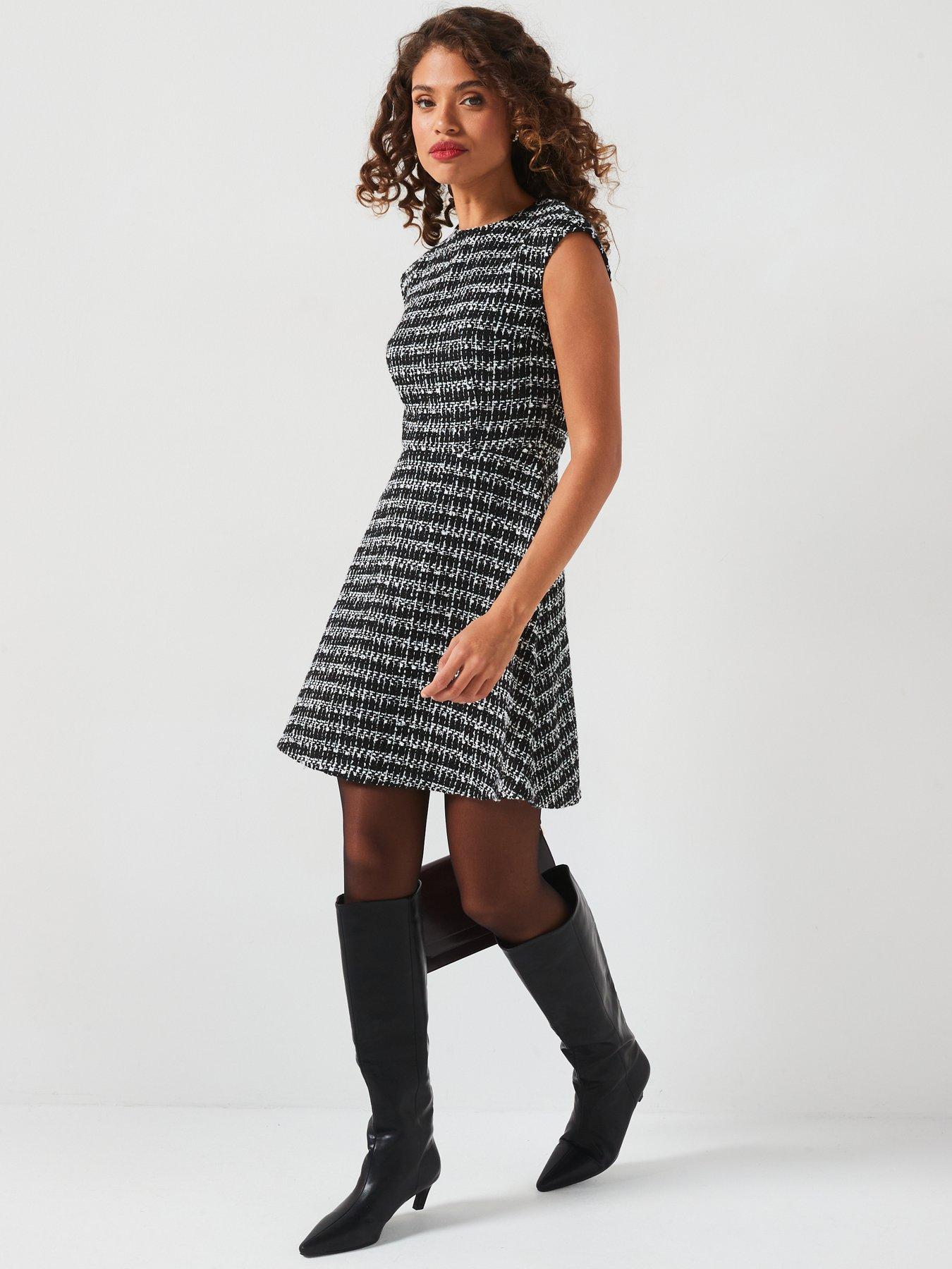 v-by-very-boucle-cap-sleeve-mini-dress-printoutfit