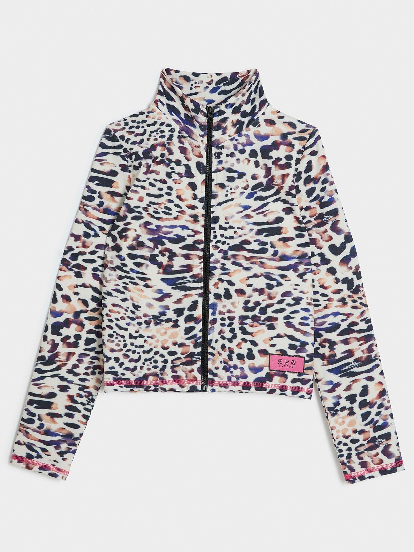 river-island-girls-leopard-zip-through-activewear-jacket-beige