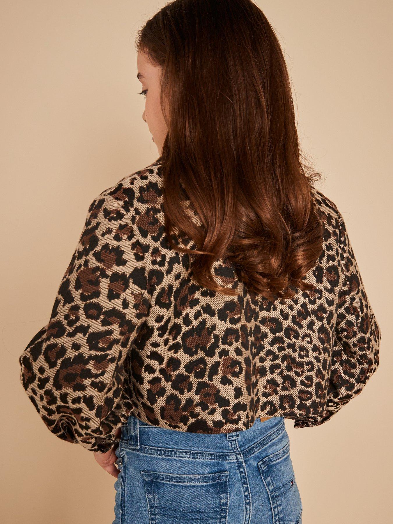 Leopard print jacket river island on sale