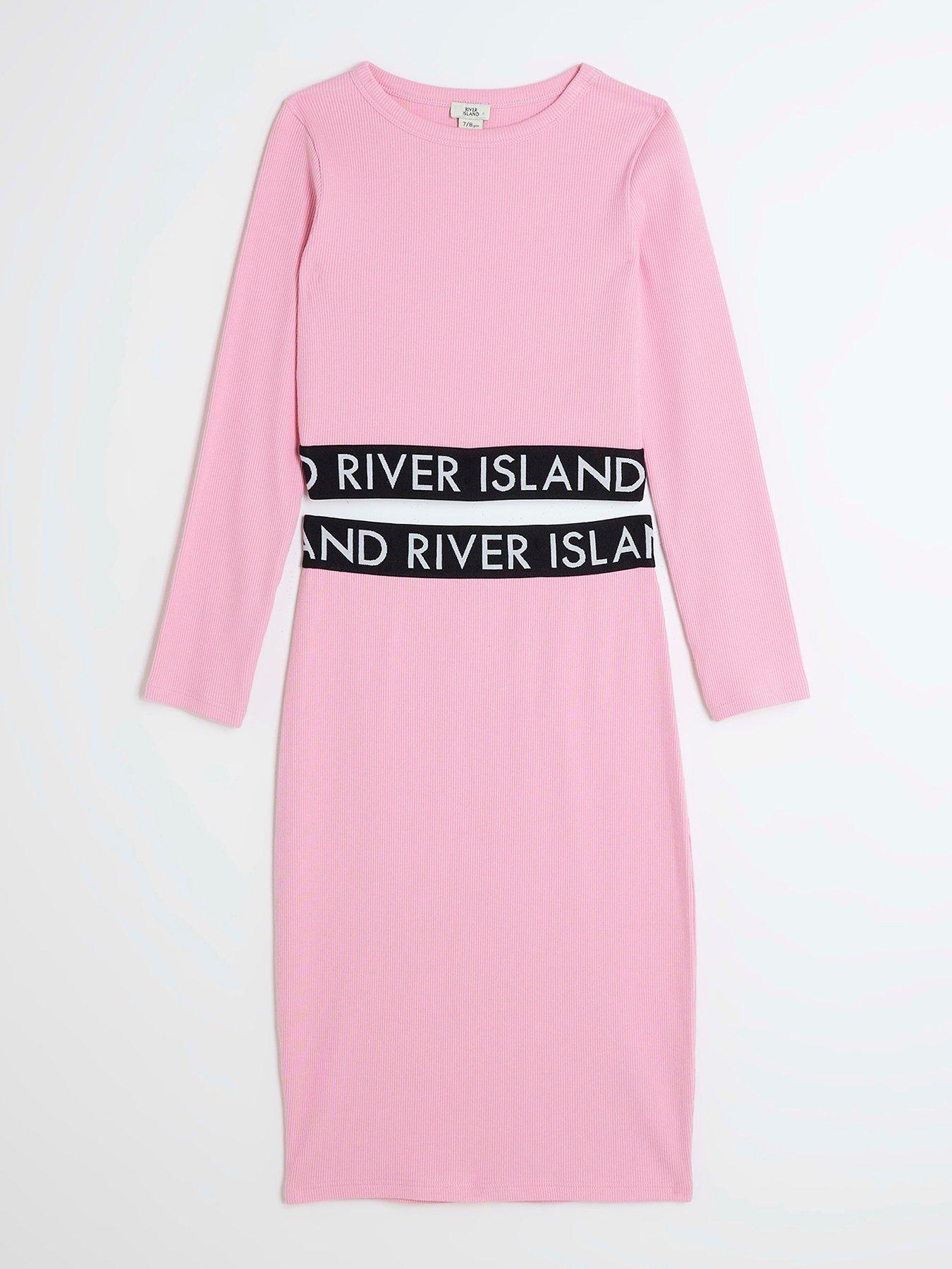 river-island-girls-ri-waist-ribbed-midi-skirt-set-pink