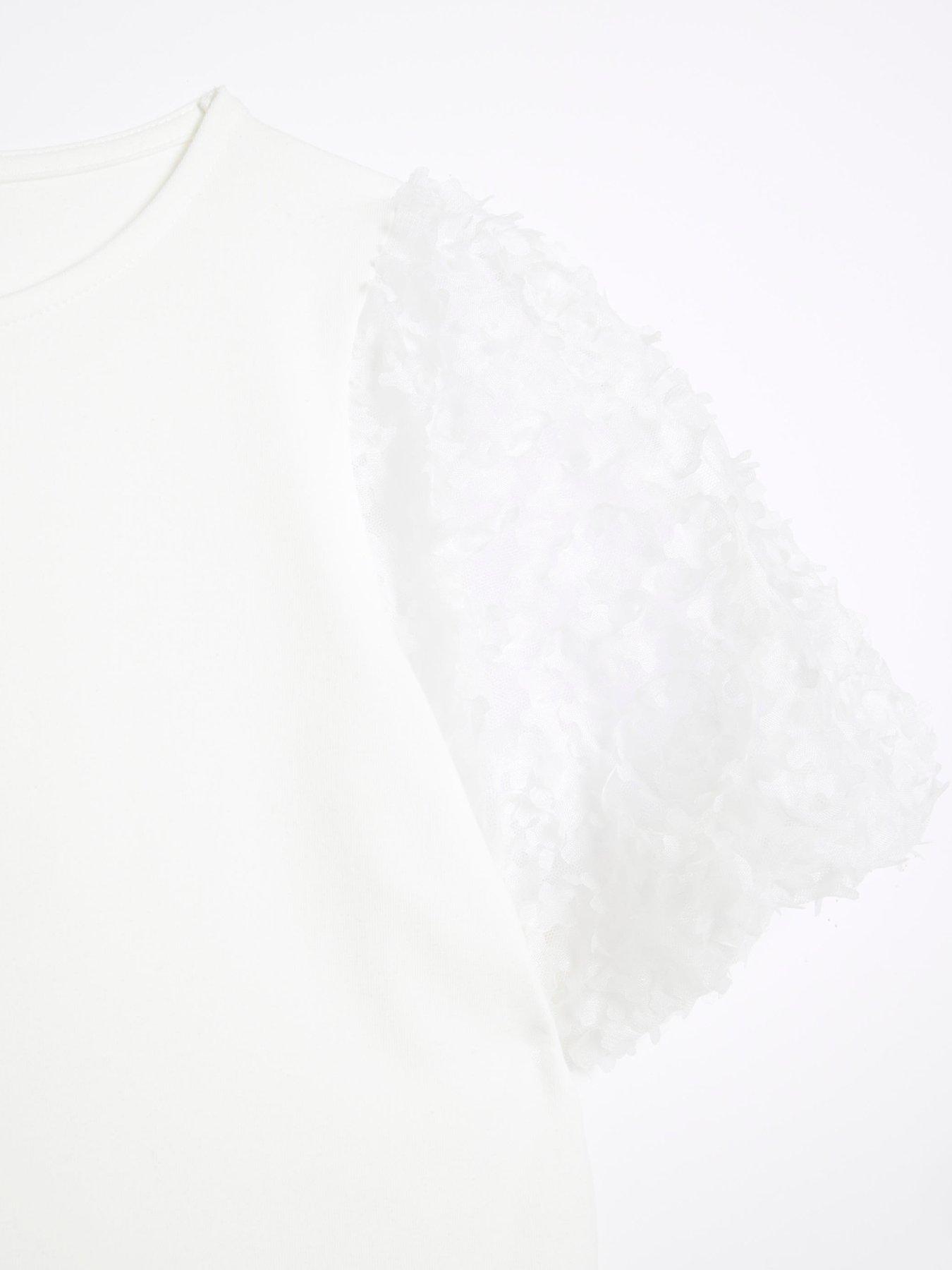 river-island-floral-mesh-sleeve-t-shirt-whitedetail