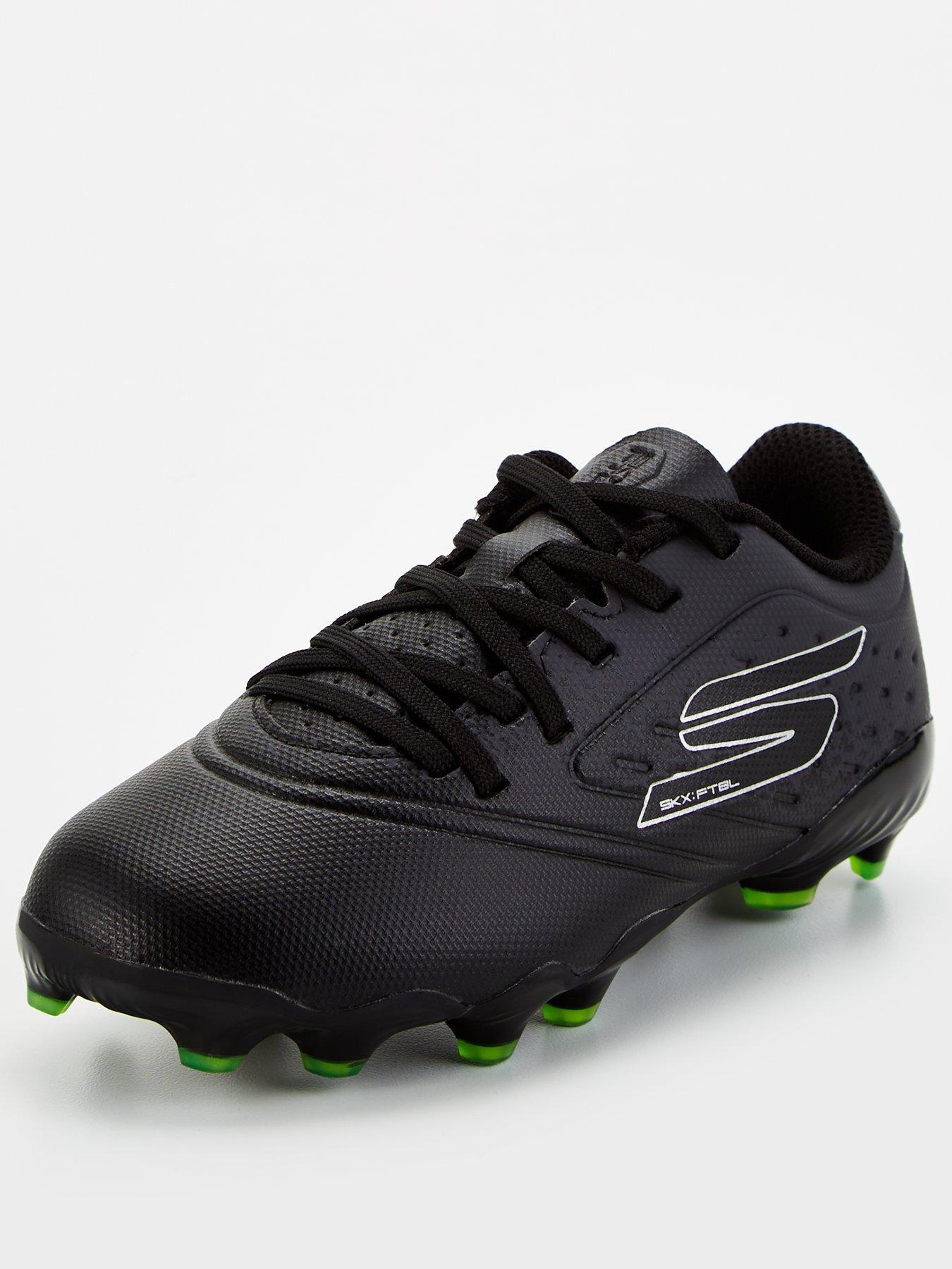 skechers-toddler-razor-firm-ground-football-boots--blacksilverstillFront