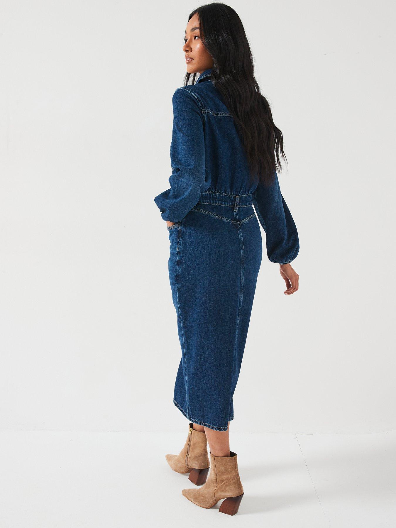 v-by-very-denim-midaxi-shirt-dress-dark-wash-dark-washstillFront