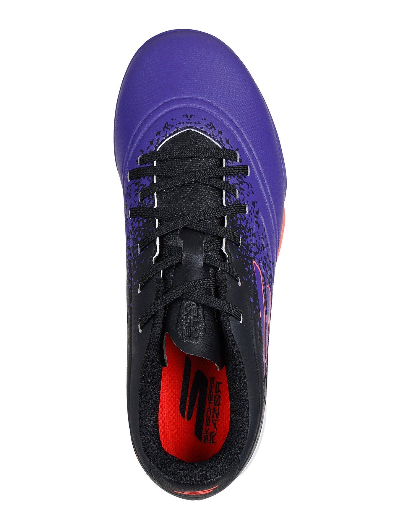 Image 3 of 5 of Skechers Toddler Razor Astro Turf Football Boots - Purple/Black