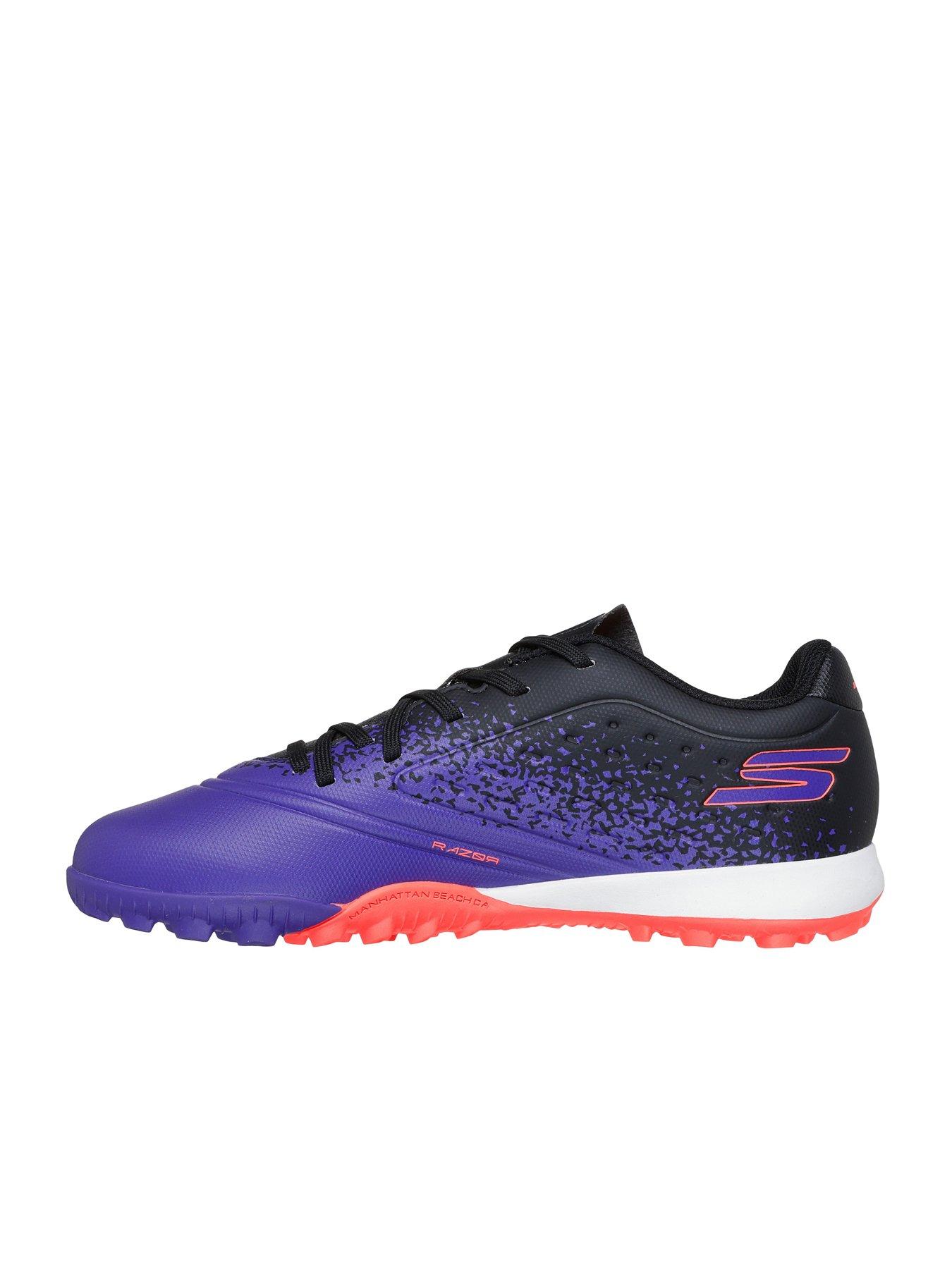 Image 5 of 5 of Skechers Toddler Razor Astro Turf Football Boots - Purple/Black
