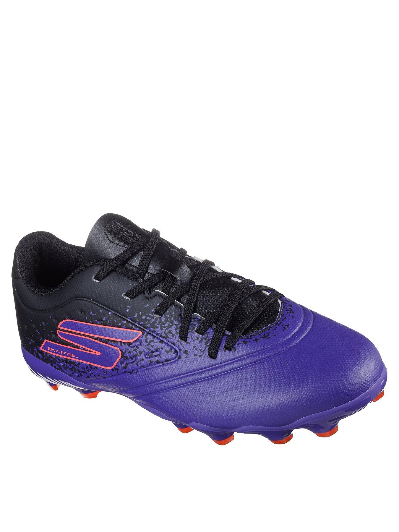 skechers-junior-razor-firm-ground-football-boots--purpleblackstillFront