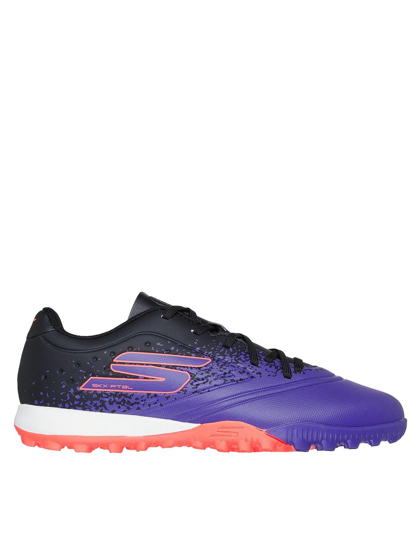 skechers-junior-razor-astro-turf-football-boots--black-purple