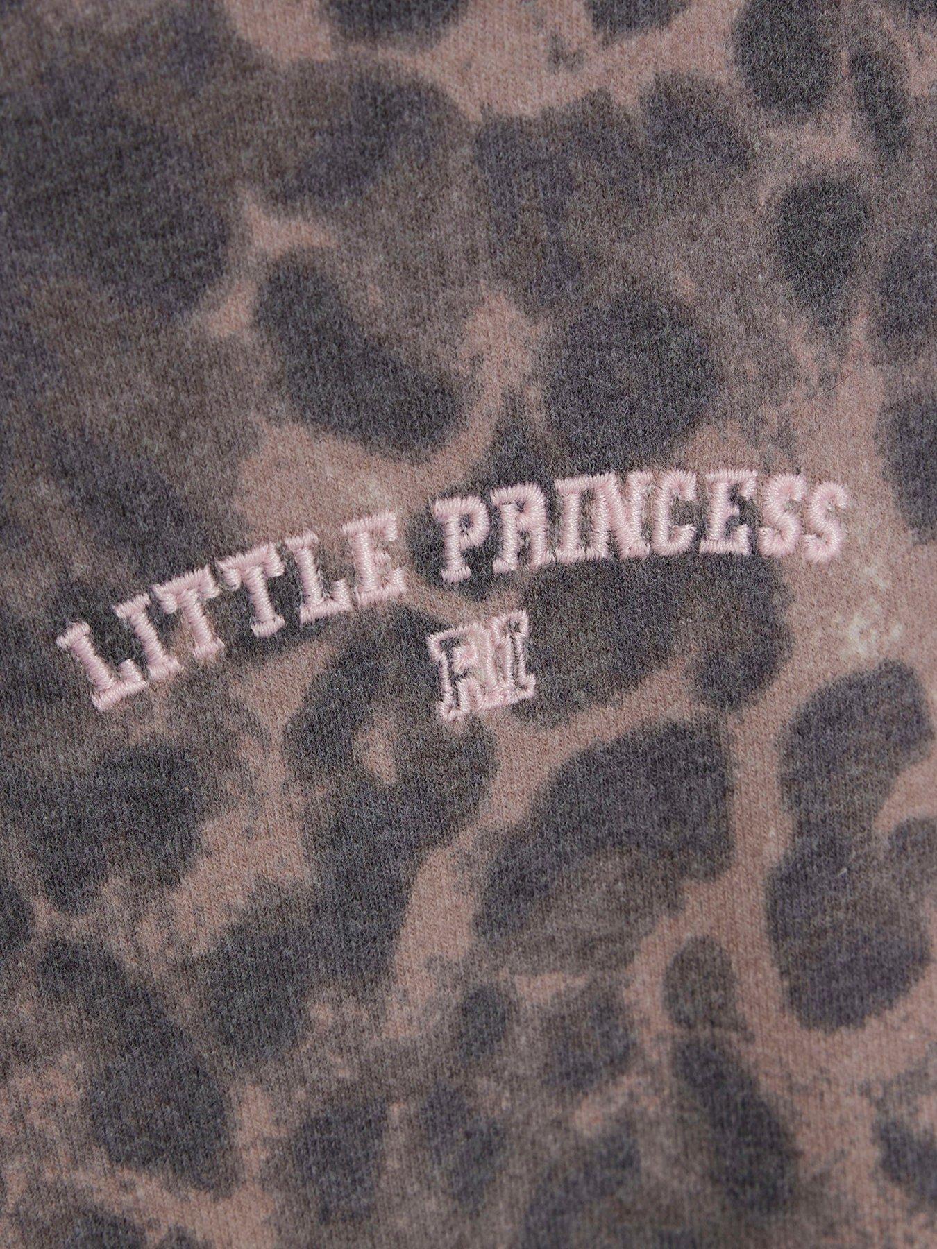 river-island-mini-mini-girl-leopard-print-longline-hoody-brownoutfit