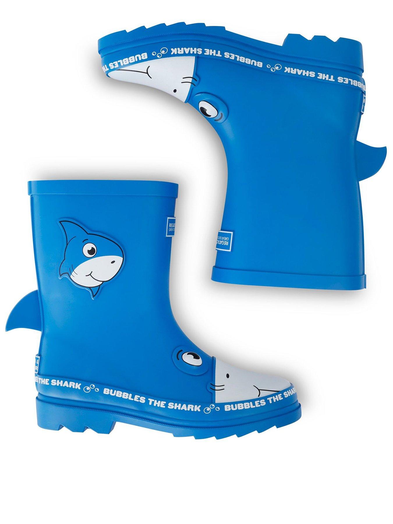 regatta-kids-mudplay-junior-ii-welly-bubbles-the-shark--blue