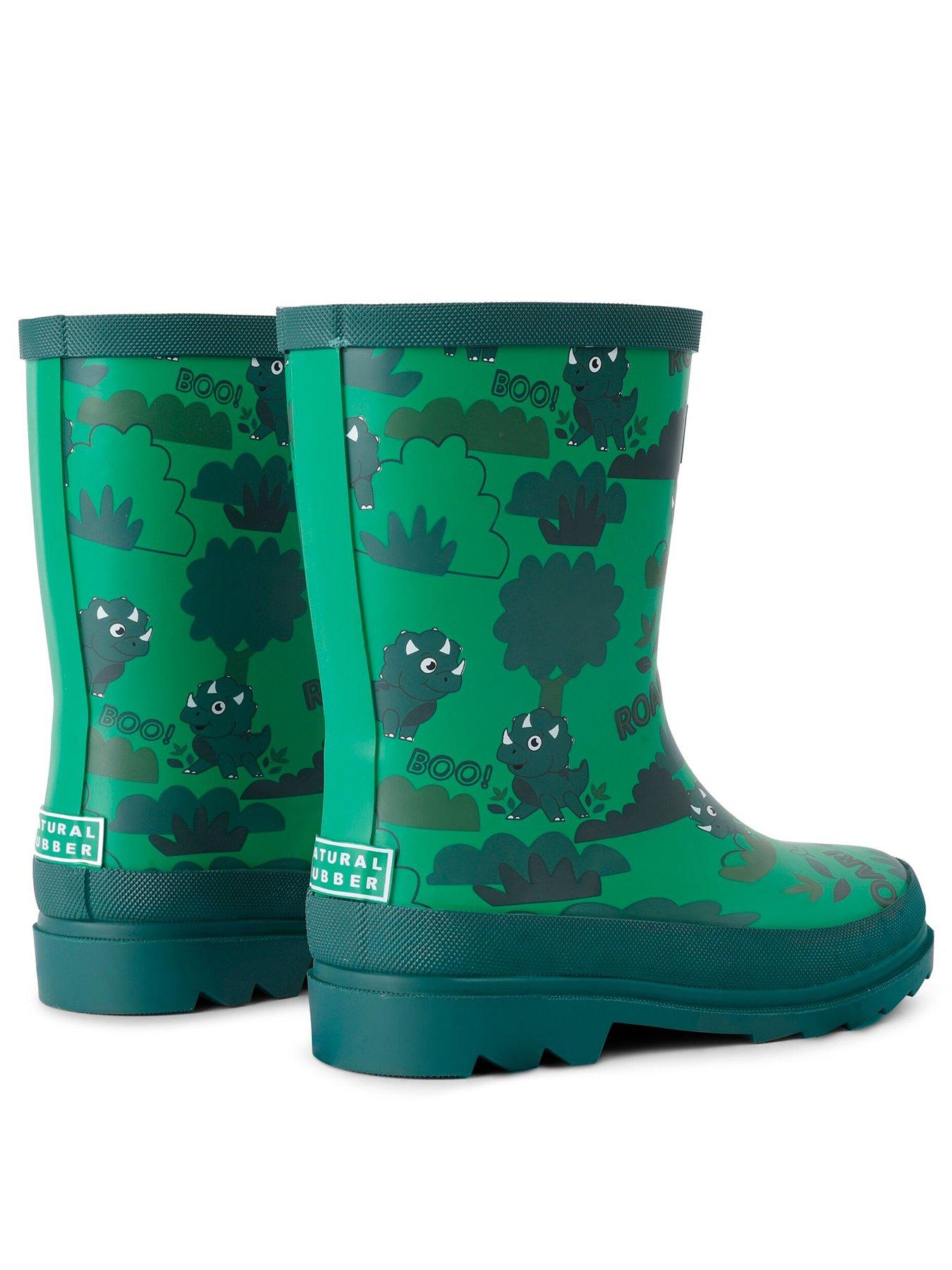 regatta-kids-mudplay-junior-ii-welly-stompy-the-dinosaur-print--greenstillFront