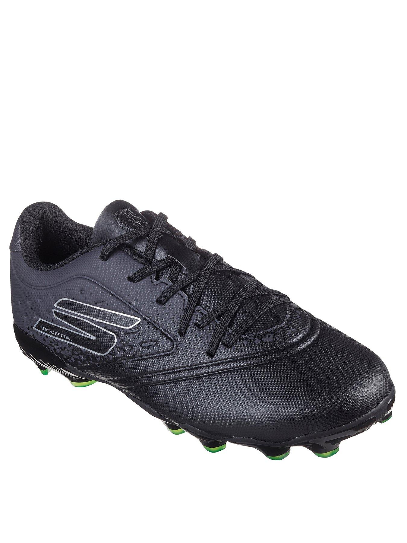 skechers-junior-razor-firm-ground-football-boots-blacksilverstillFront