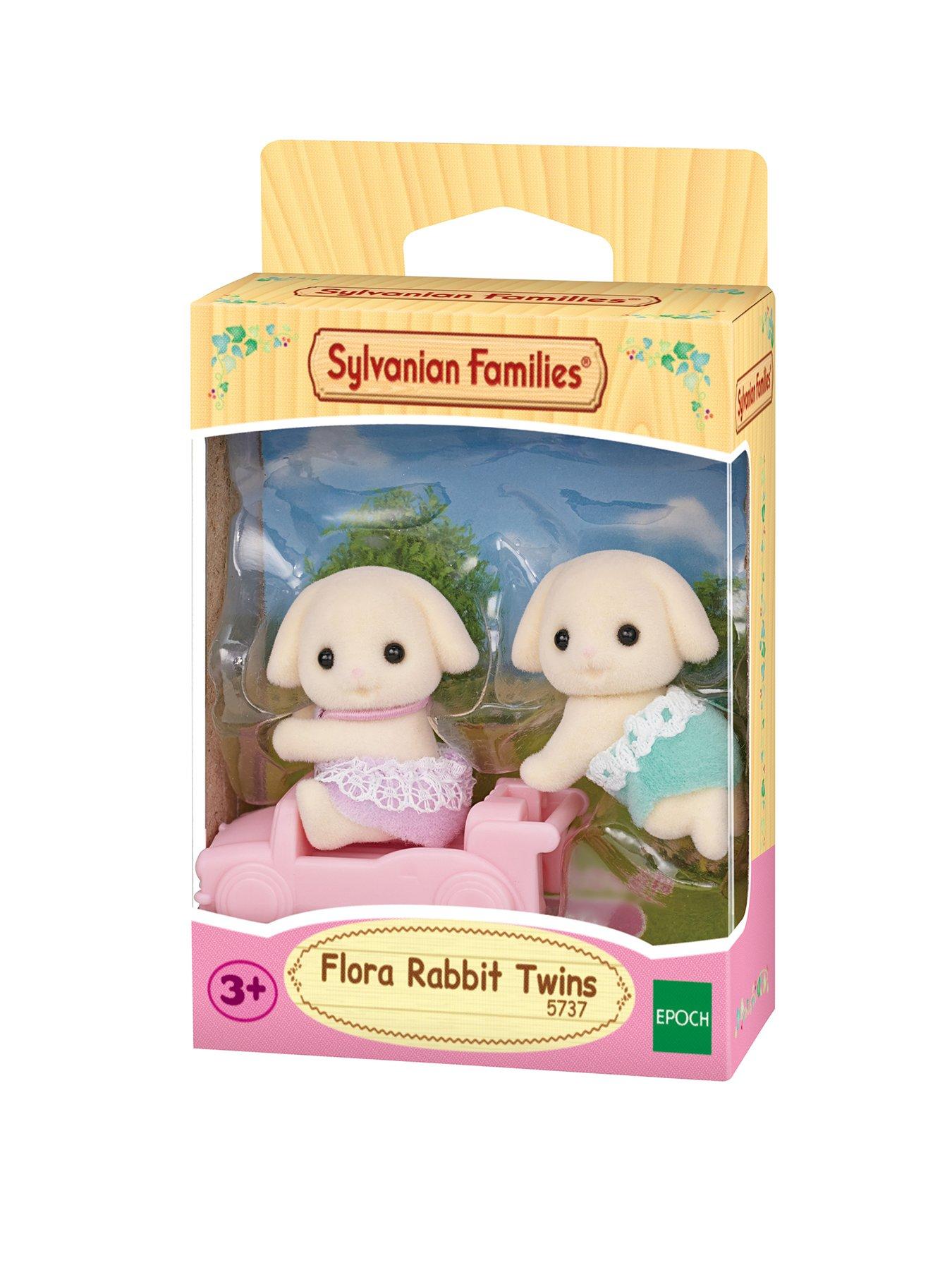 Sylvanian Families Flora Rabbit Twins Figures
