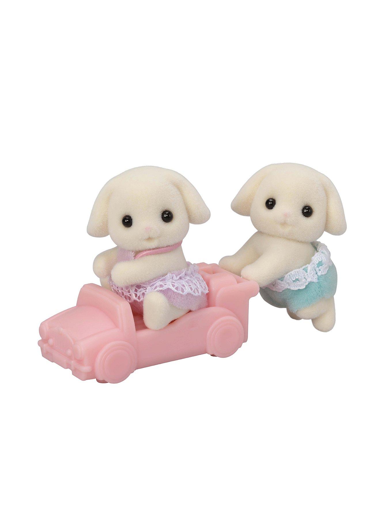 Image 2 of 4 of Sylvanian Families Flora Rabbit Twins Figures