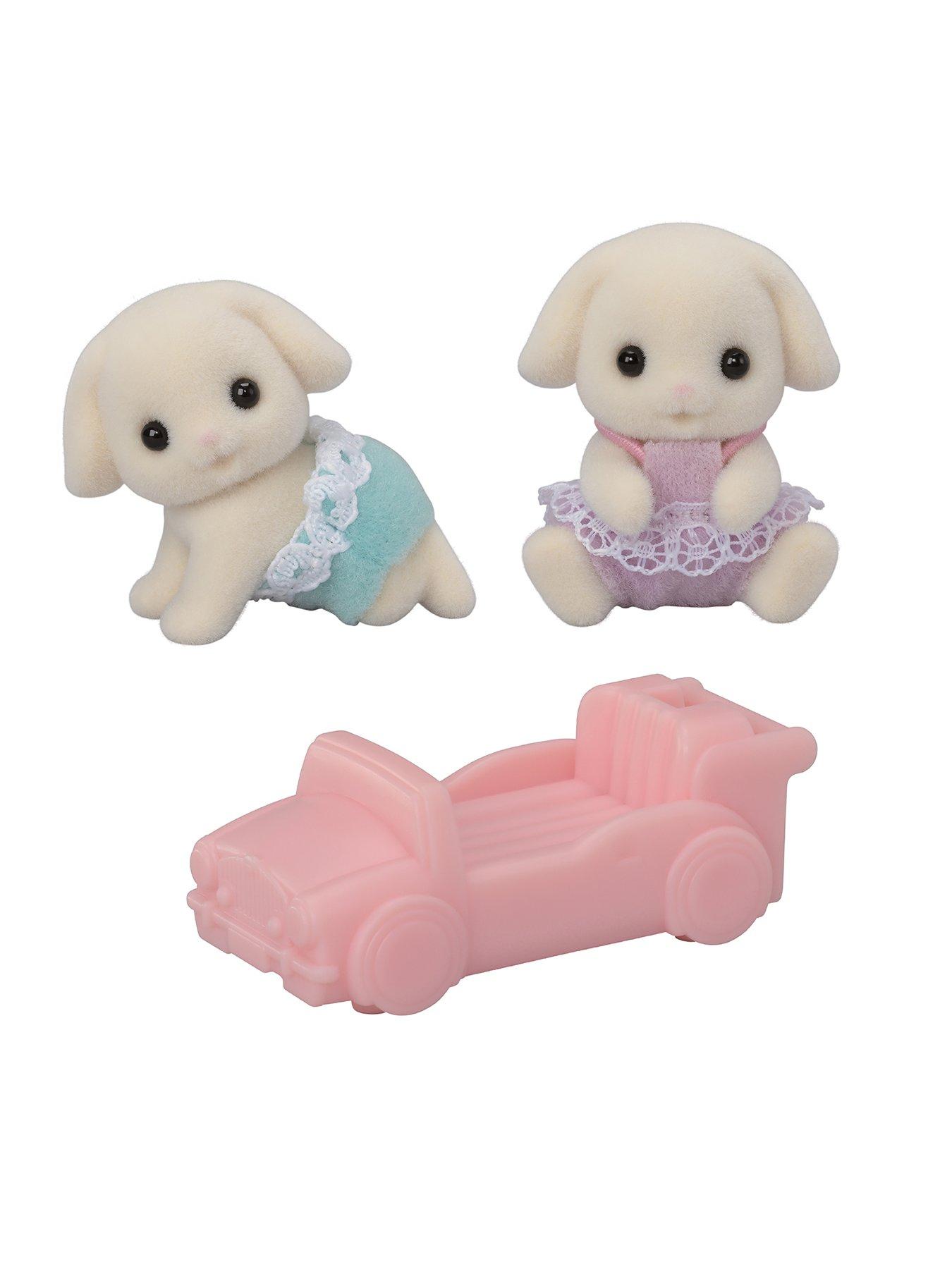 Image 3 of 4 of Sylvanian Families Flora Rabbit Twins Figures