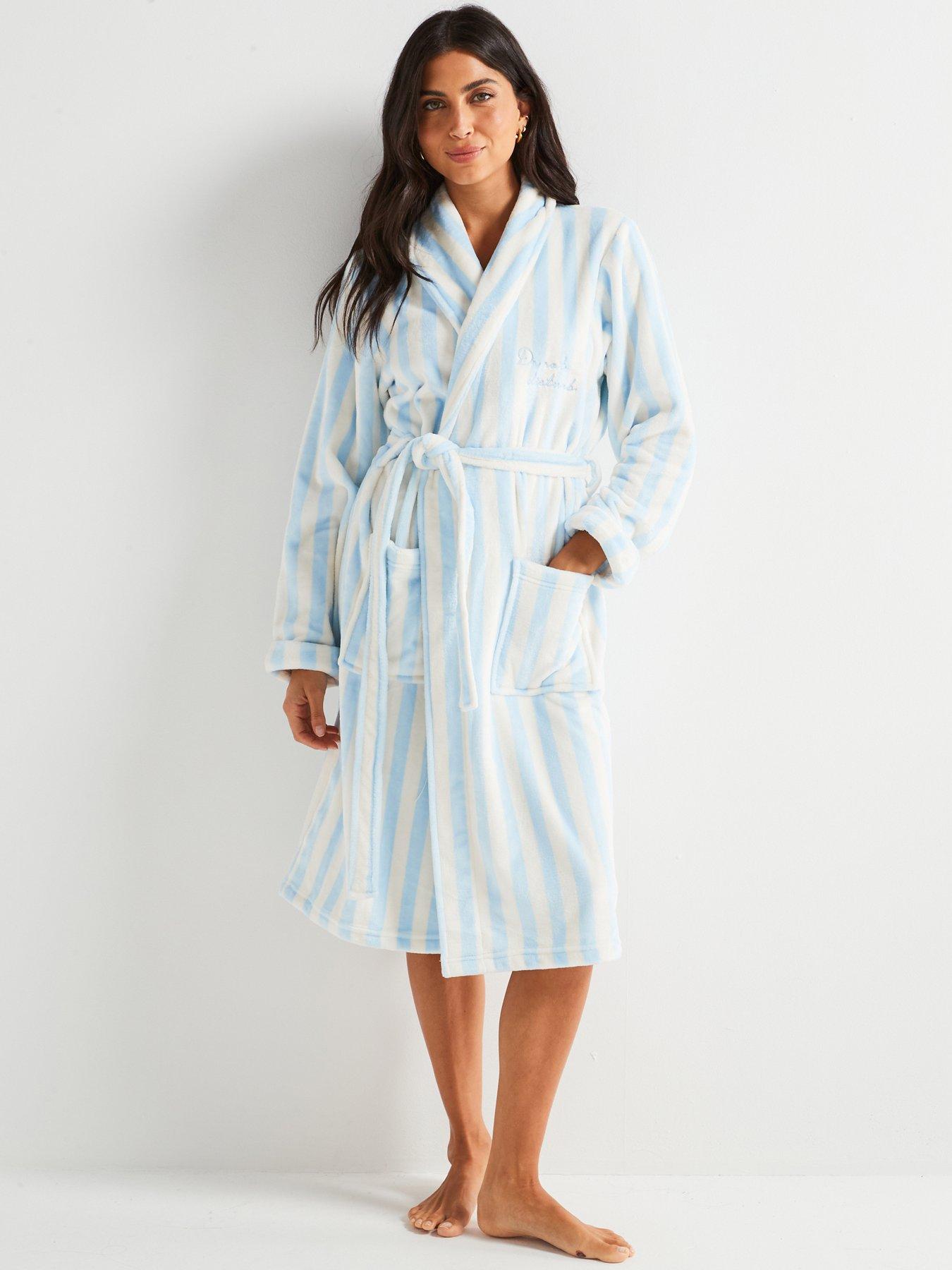 v-by-very-stripe-tie-waist-robe-navy