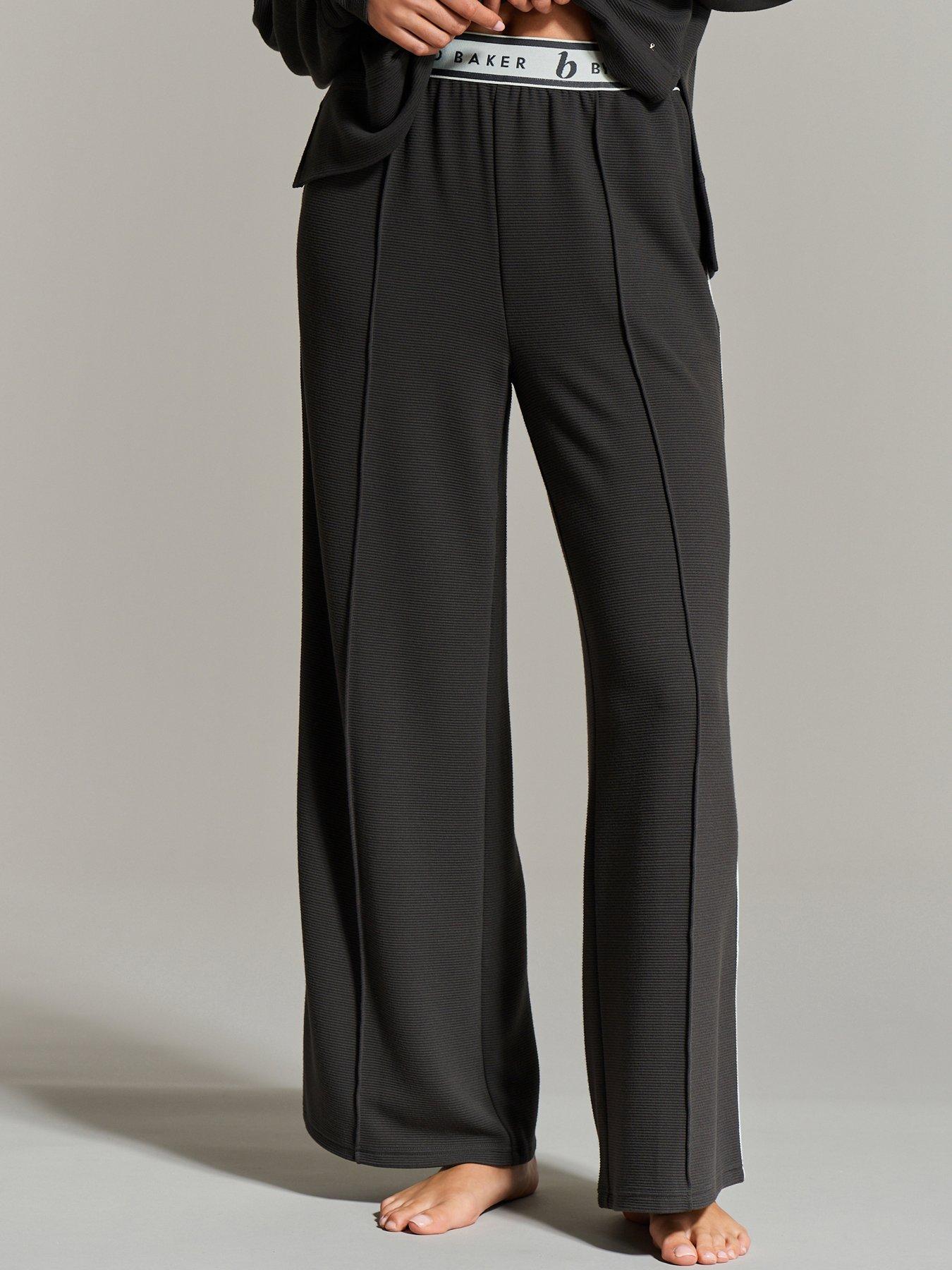 b-by-ted-baker-b-by-baker-lounge-ribbed-lounger-trousers-charcoal-greyfront