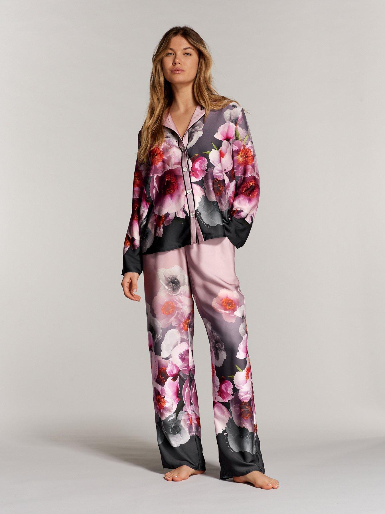 b-by-ted-baker-b-by-ted-baker-posy-long-sleeved-button-through-pjs-pinkback