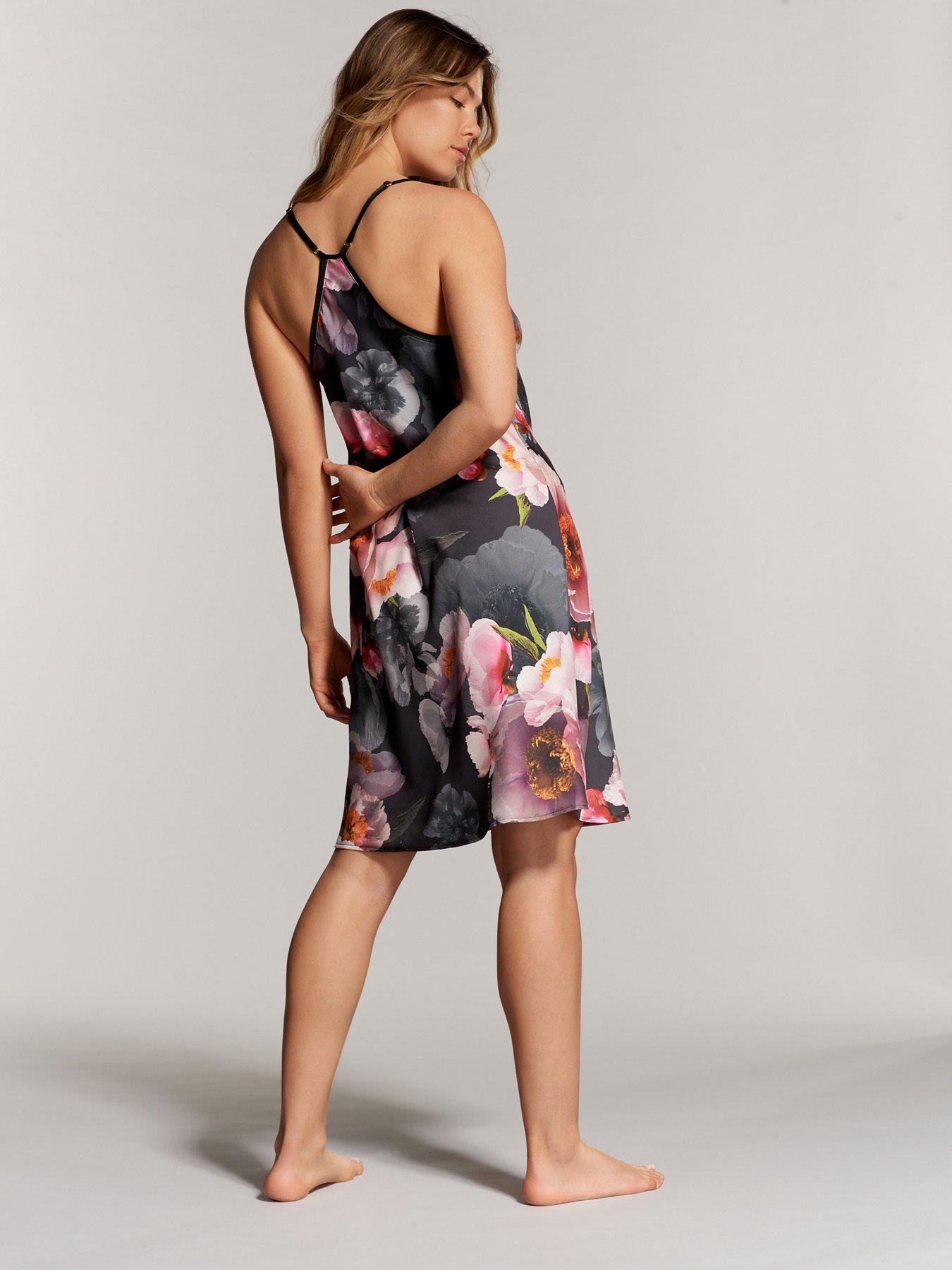 b-by-ted-baker-b-by-baker-posy-satin-slip-charcoal-greystillFront