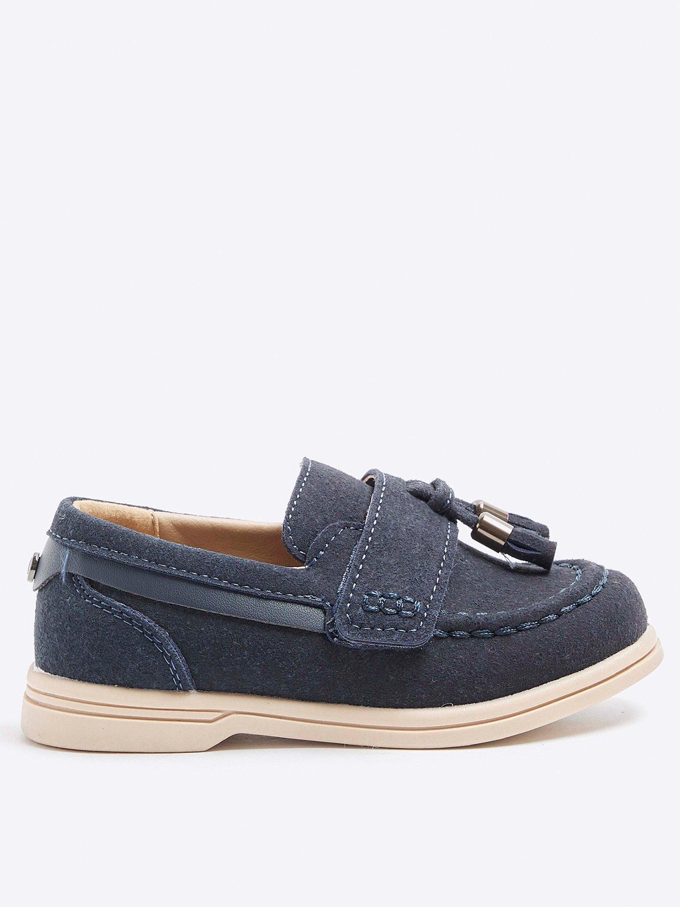 river-island-mini-mini-boys-suedette-tassel-loafers-navy