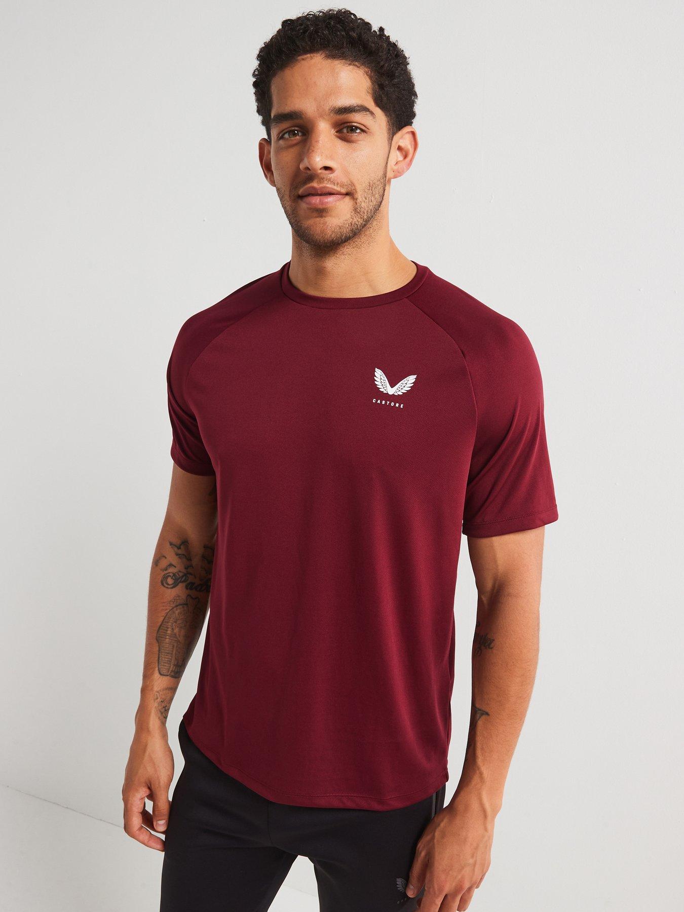 castore-mens-training-adapt-printed-tee-burgundy