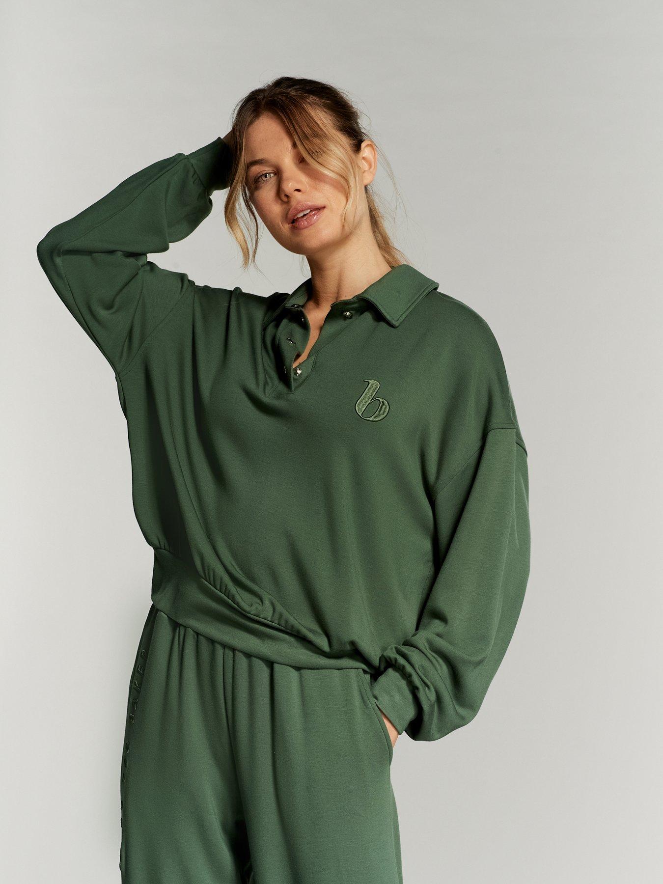 b-by-ted-baker-b-by-baker-lounge-button-front-top-greenoutfit